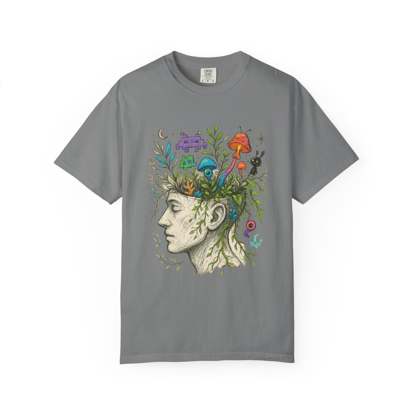 Mind Garden T-Shirt – Surreal Botanical Art