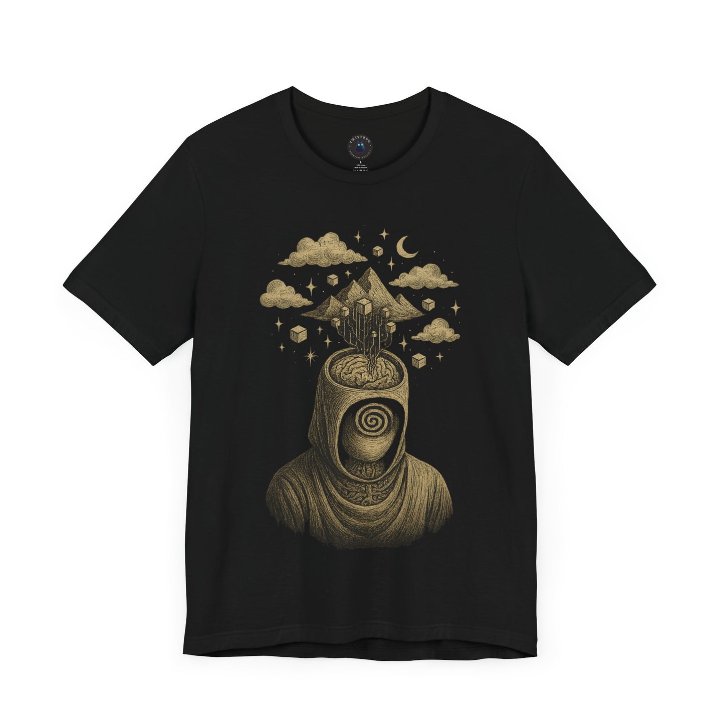Unconscious Depth Tee – Surreal Psyche Art tshirt | Twistbug