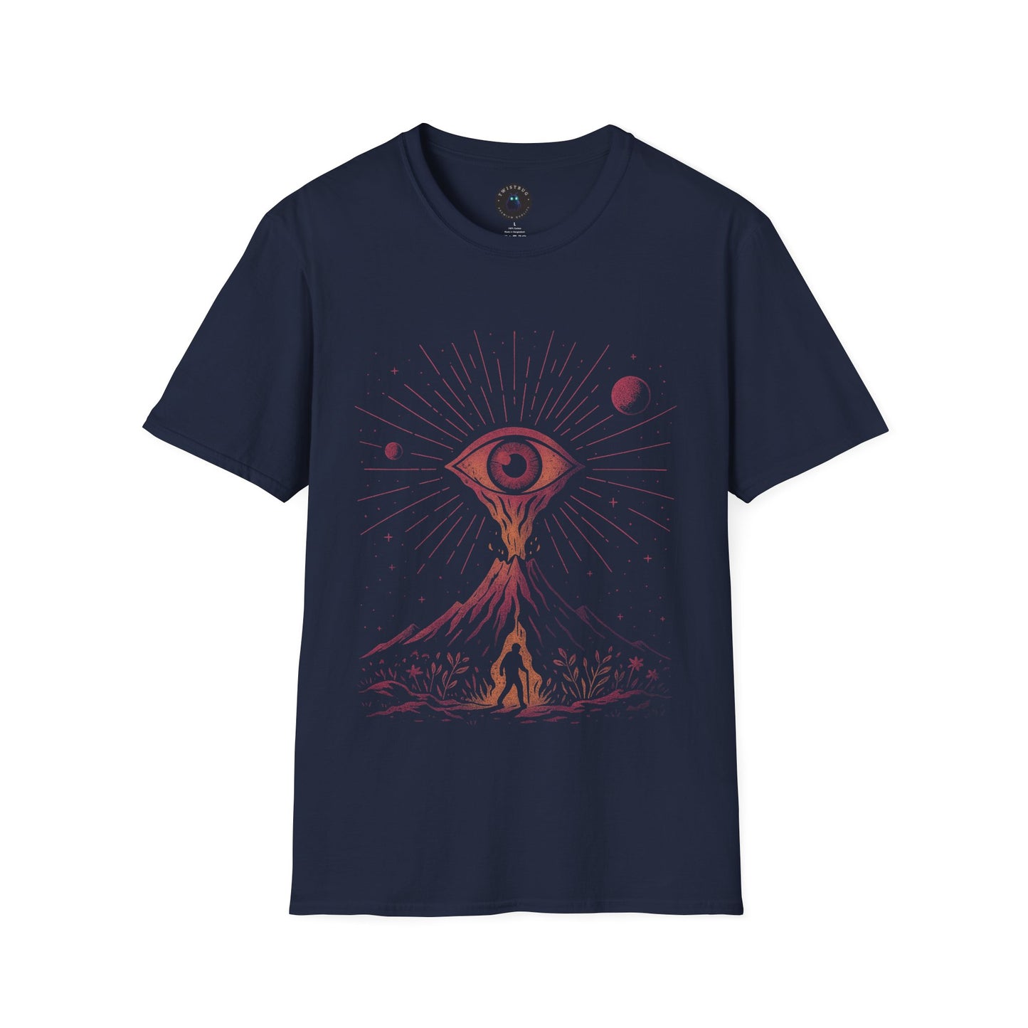 Eye of the Mountain — Cosmic Watcher Graphic T-Shirt | Twistbug