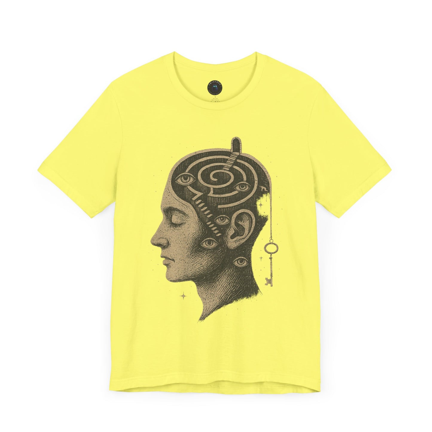 Inner Labyrinth T-shirt – Surreal Head Maze