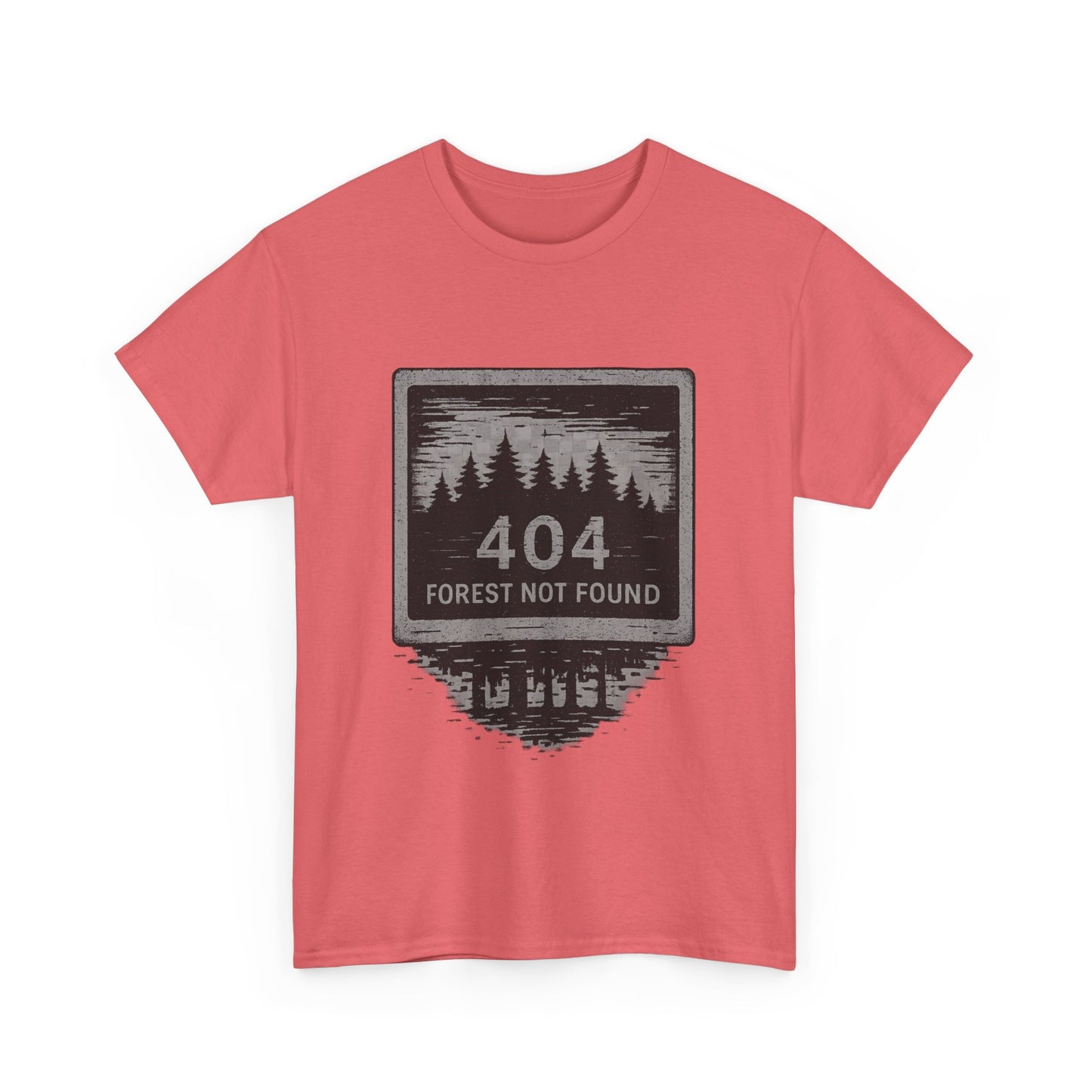 404: Forest Not Found T-Shirt – Eco-Glitch Graphic Tee | Twistbug