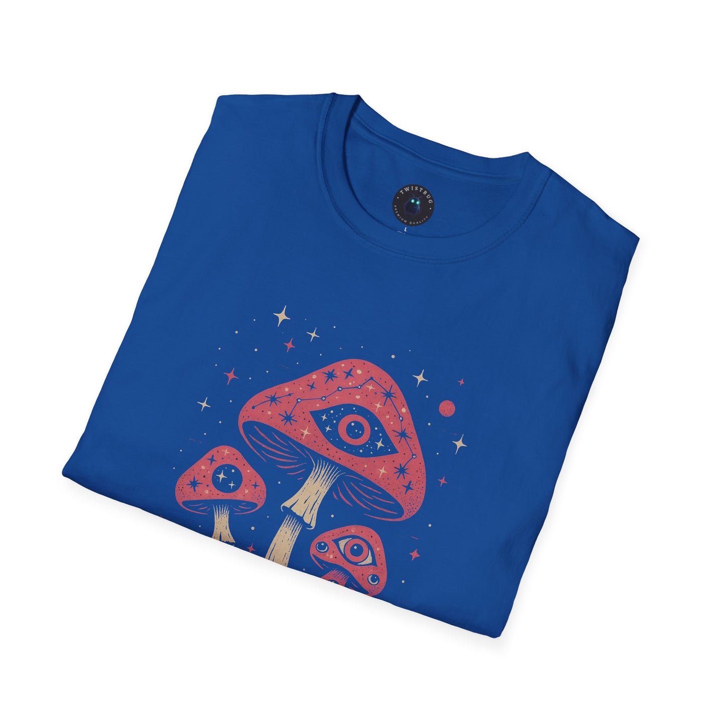 All-Seeing Mushrooms Tee | Cosmic Weirdcore Graphic