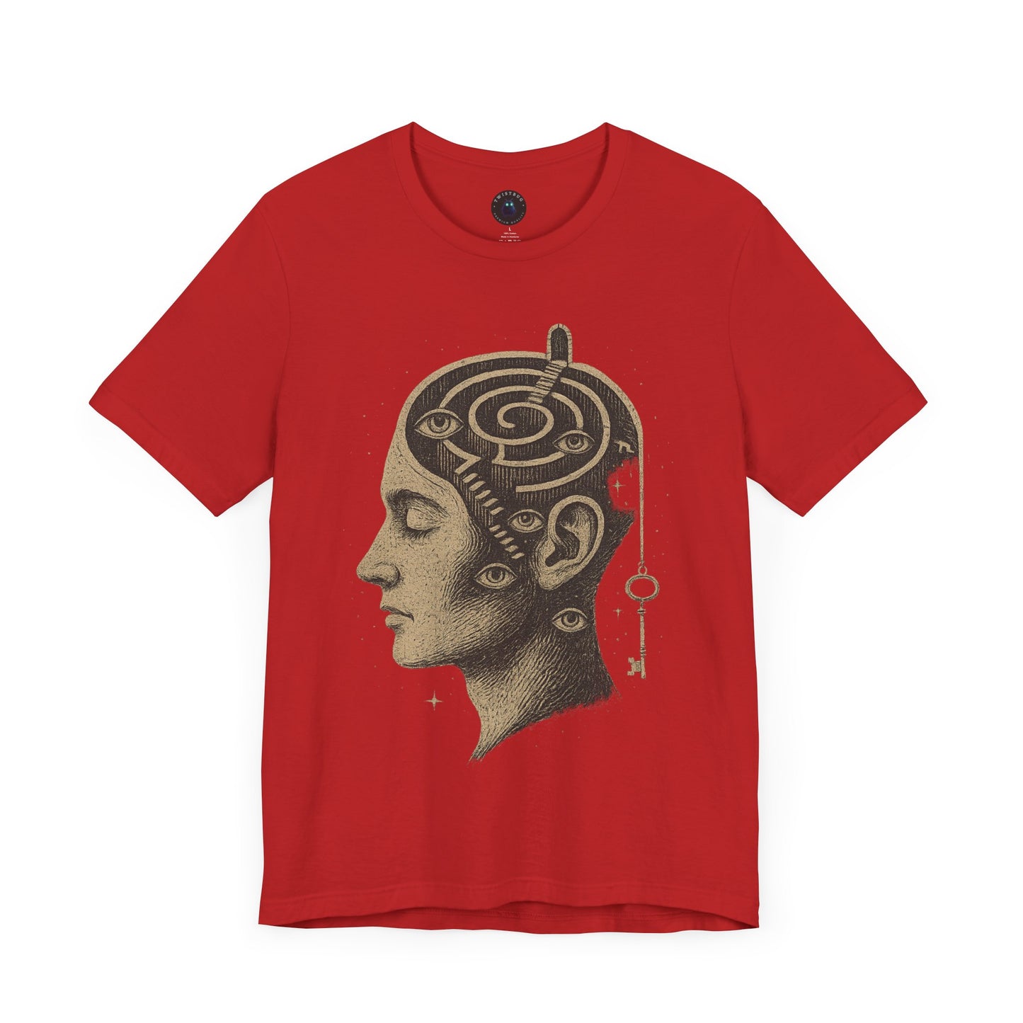 Inner Labyrinth T-shirt – Surreal Head Maze