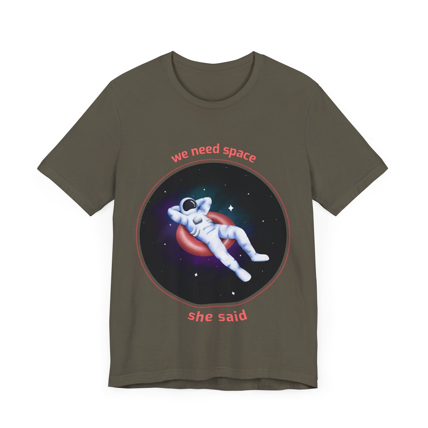 Astronaut Space Relaxation Tee, We Need Space Shirt, Unisex Graphic Tee, Space Lover Gift, Casual Summer Tee, Fun Statement T-Shirt