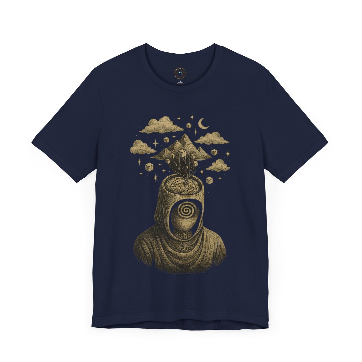 Unconscious Depth Tee – Surreal Psyche Art tshirt | Twistbug