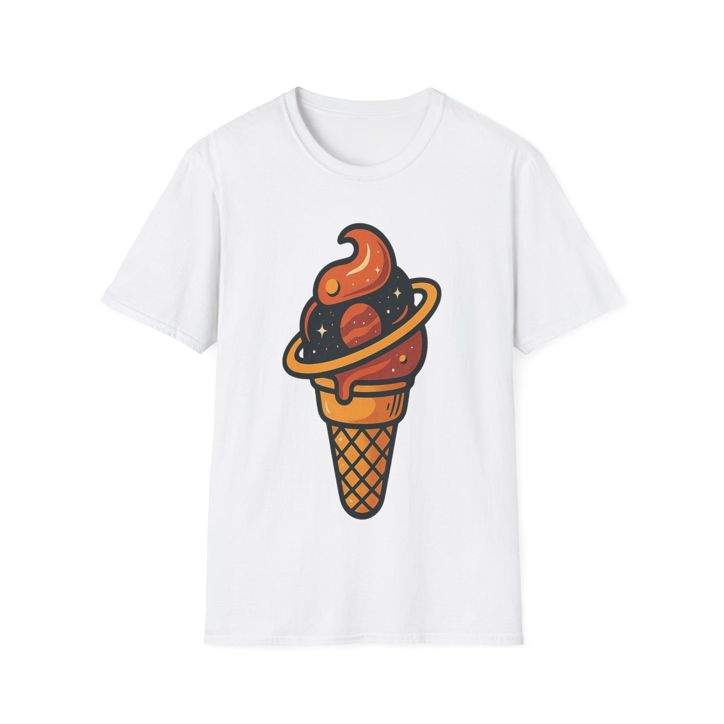 Galactic Ice Cream Unisex Softstyle T-Shirt