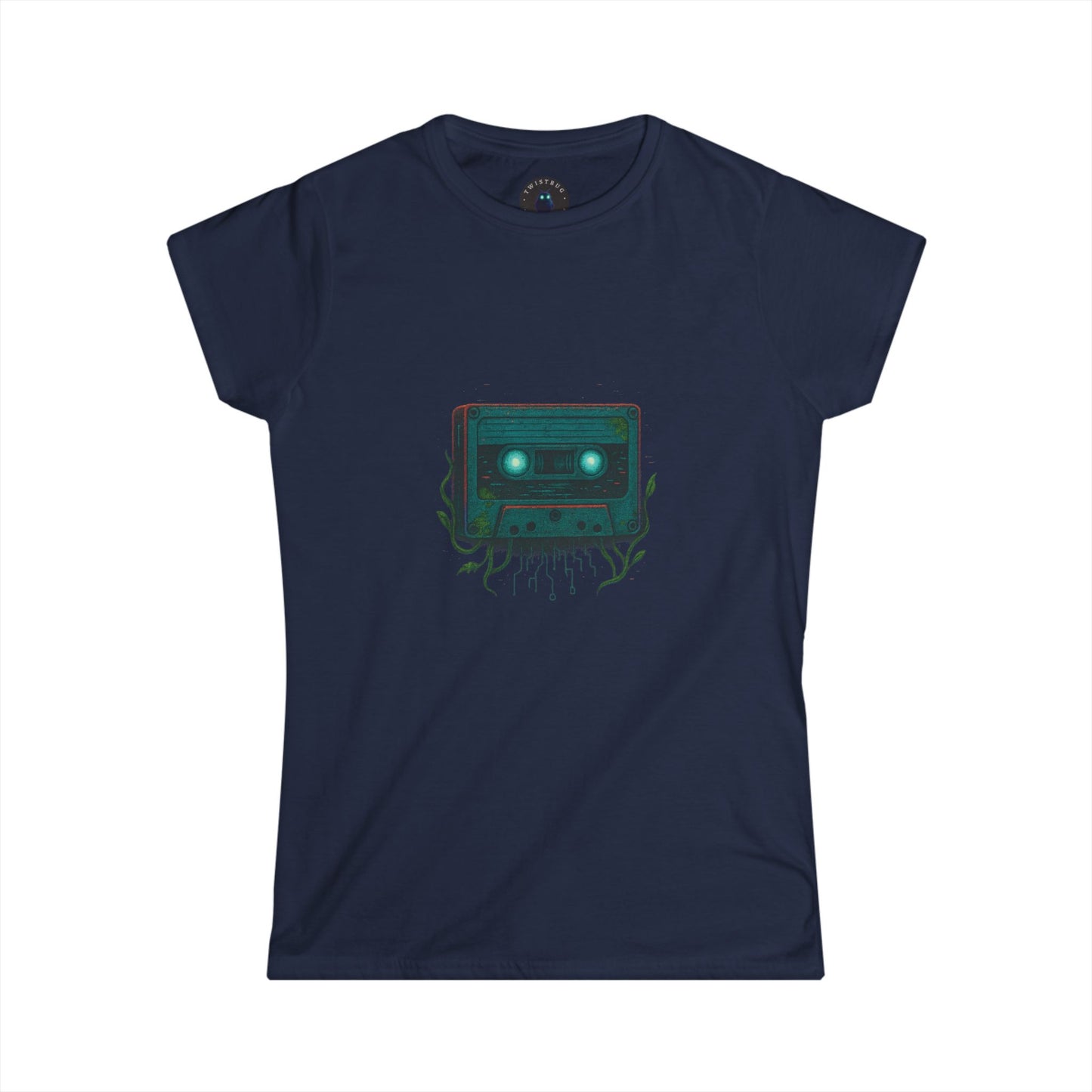 Guardian Frequencies Women’s T-Shirt – Retro Cassette Owl Design | Twistbug
