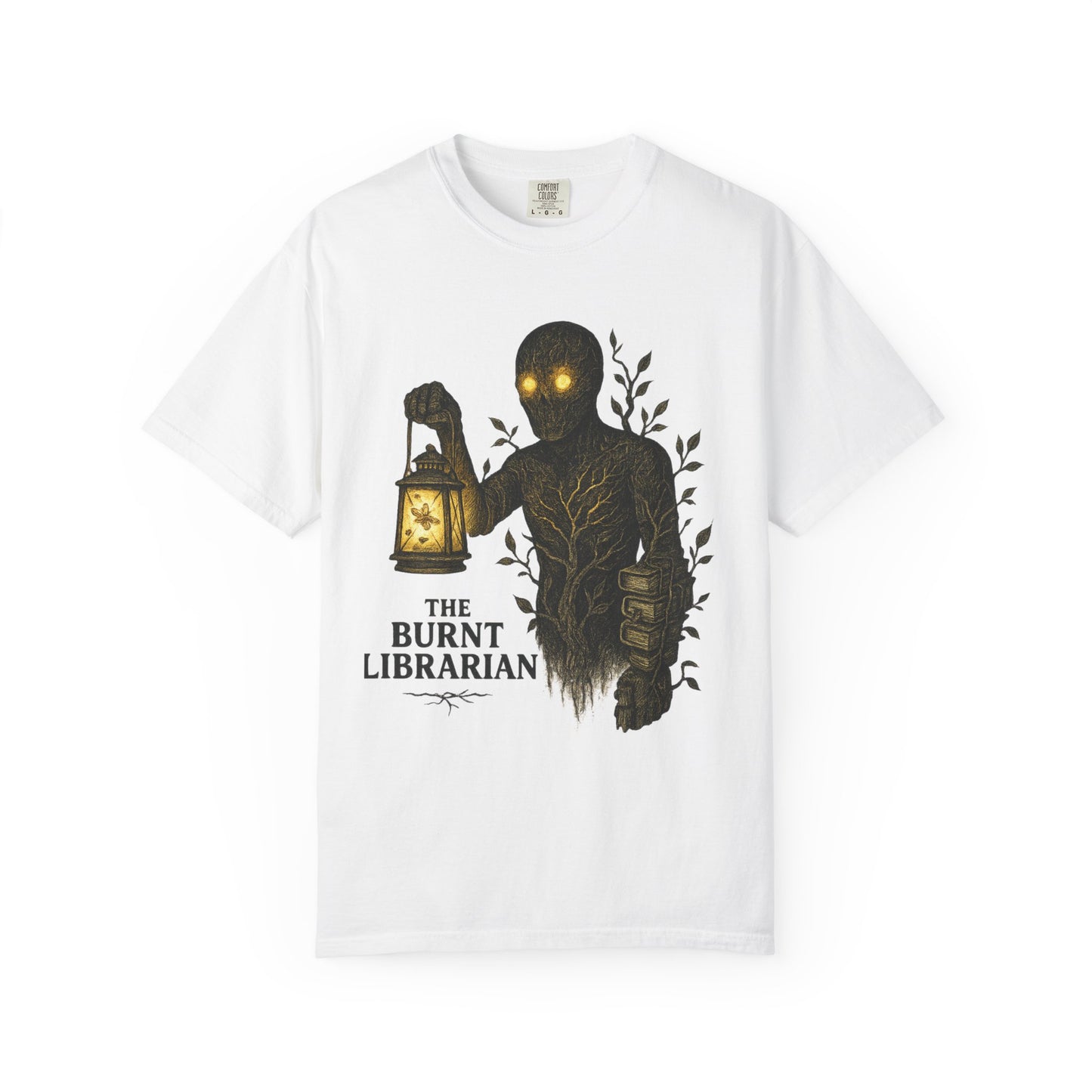 The Burnt Librarian T-Shirt – Dark Academia Horror Graphic Tee | Twistbug