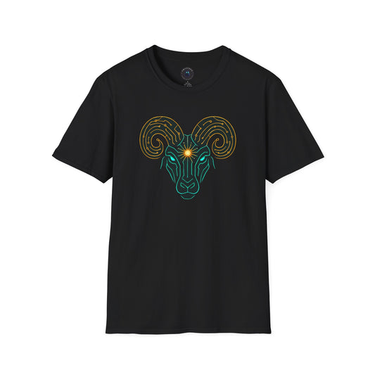 Cyber Ram T-Shirt | Futuristic Animal Design