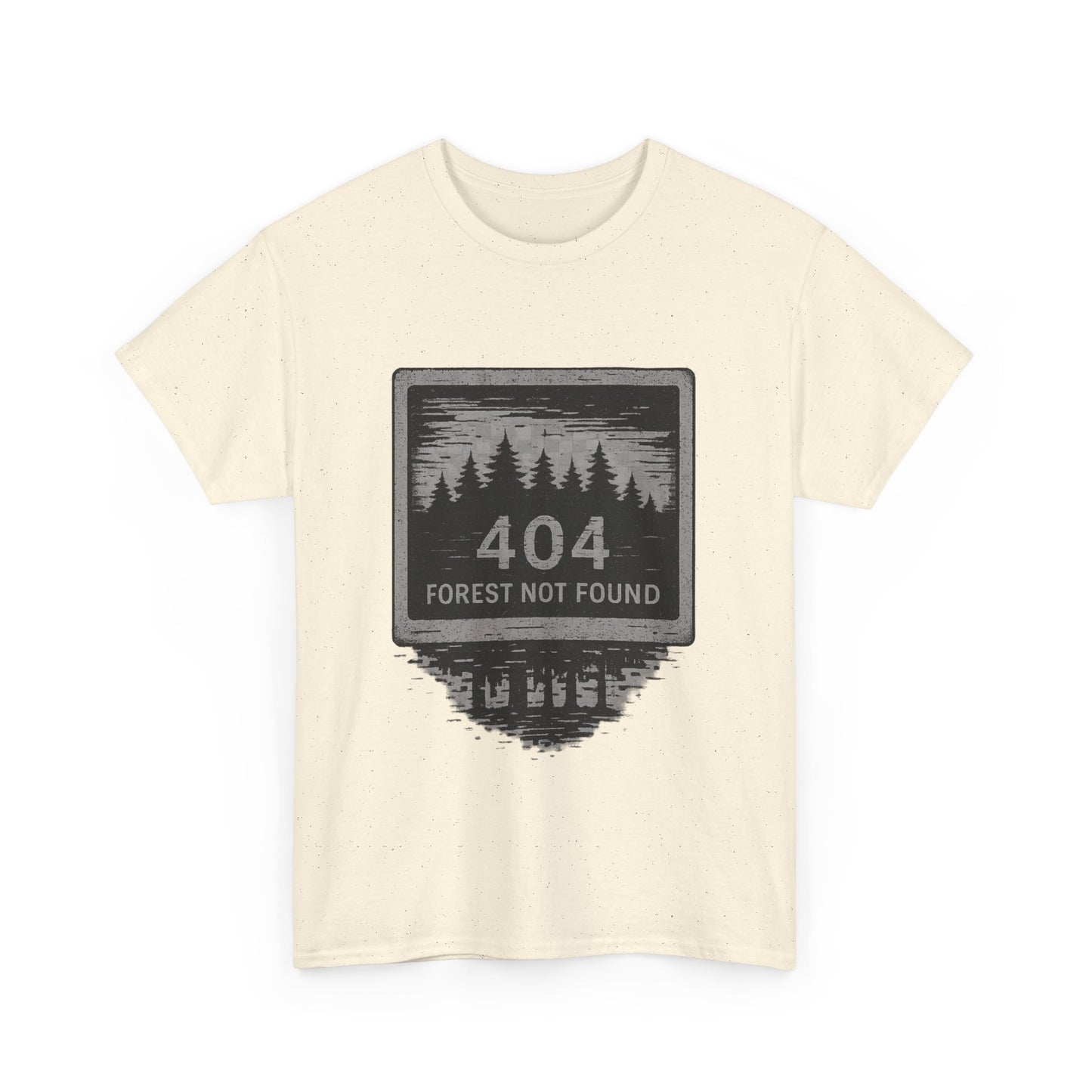 404: Forest Not Found T-Shirt – Eco-Glitch Graphic Tee | Twistbug