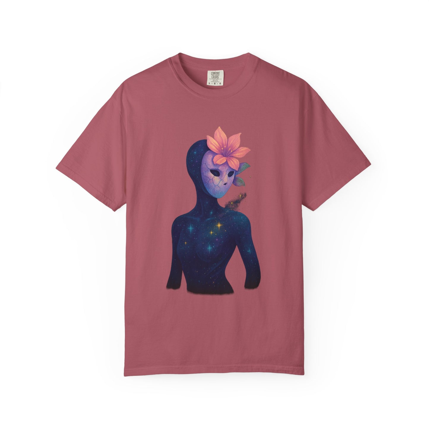 Starseed Bloom T-Shirt – Cosmic Feminine Surreal Graphic Tee | Twistbug