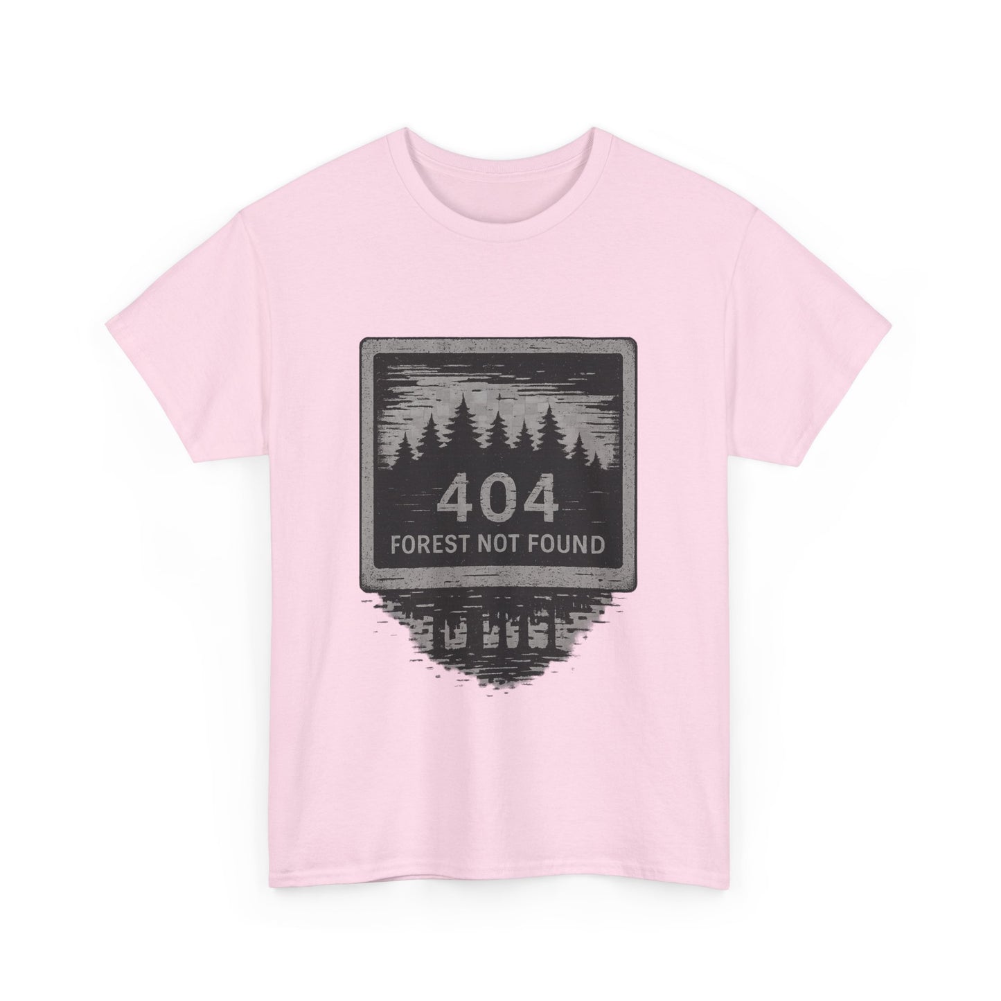 404: Forest Not Found T-Shirt – Eco-Glitch Graphic Tee | Twistbug