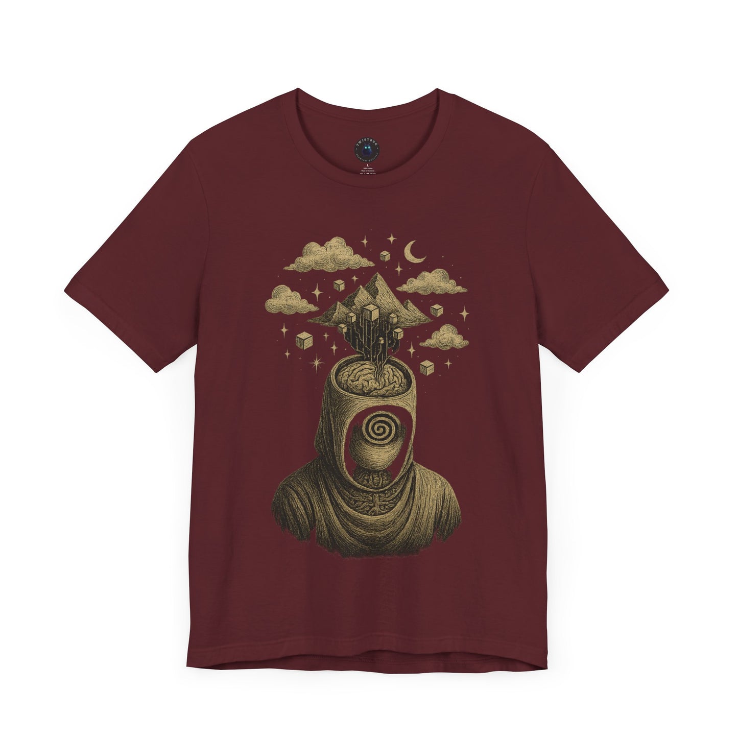 Unconscious Depth Tee – Surreal Psyche Art tshirt | Twistbug