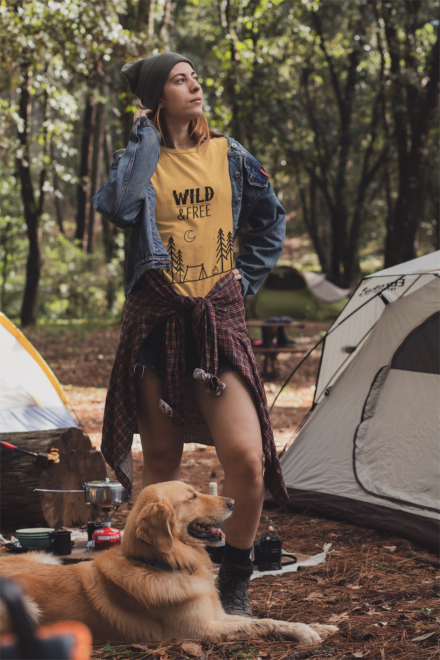 Unisex Wild and Free T-shirt, Adventure Apparel, Camping Shirt, Nature Lover Gift, Outdoorsy Vibes, Summer Wardrobe Essential
