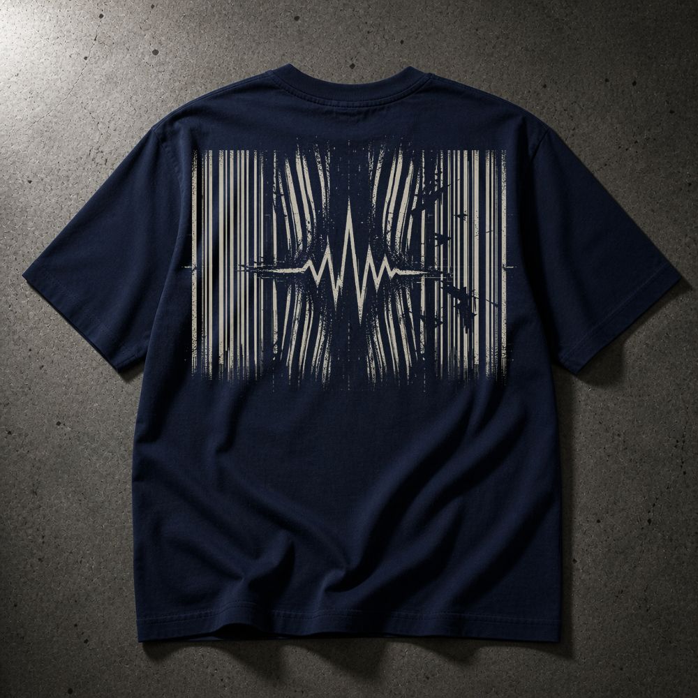 Not A Product — Barcode | Graphic Oversized Boxy Shirt