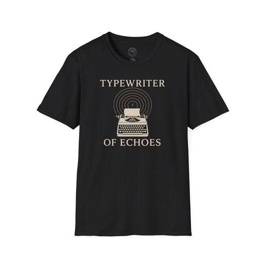 Typewriter of Echoes Retro Writer T-Shirt