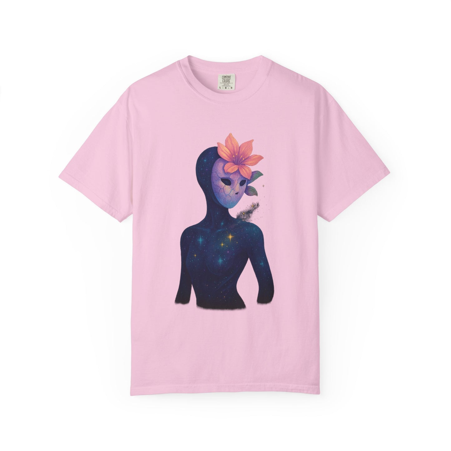 Starseed Bloom T-Shirt – Cosmic Feminine Surreal Graphic Tee | Twistbug