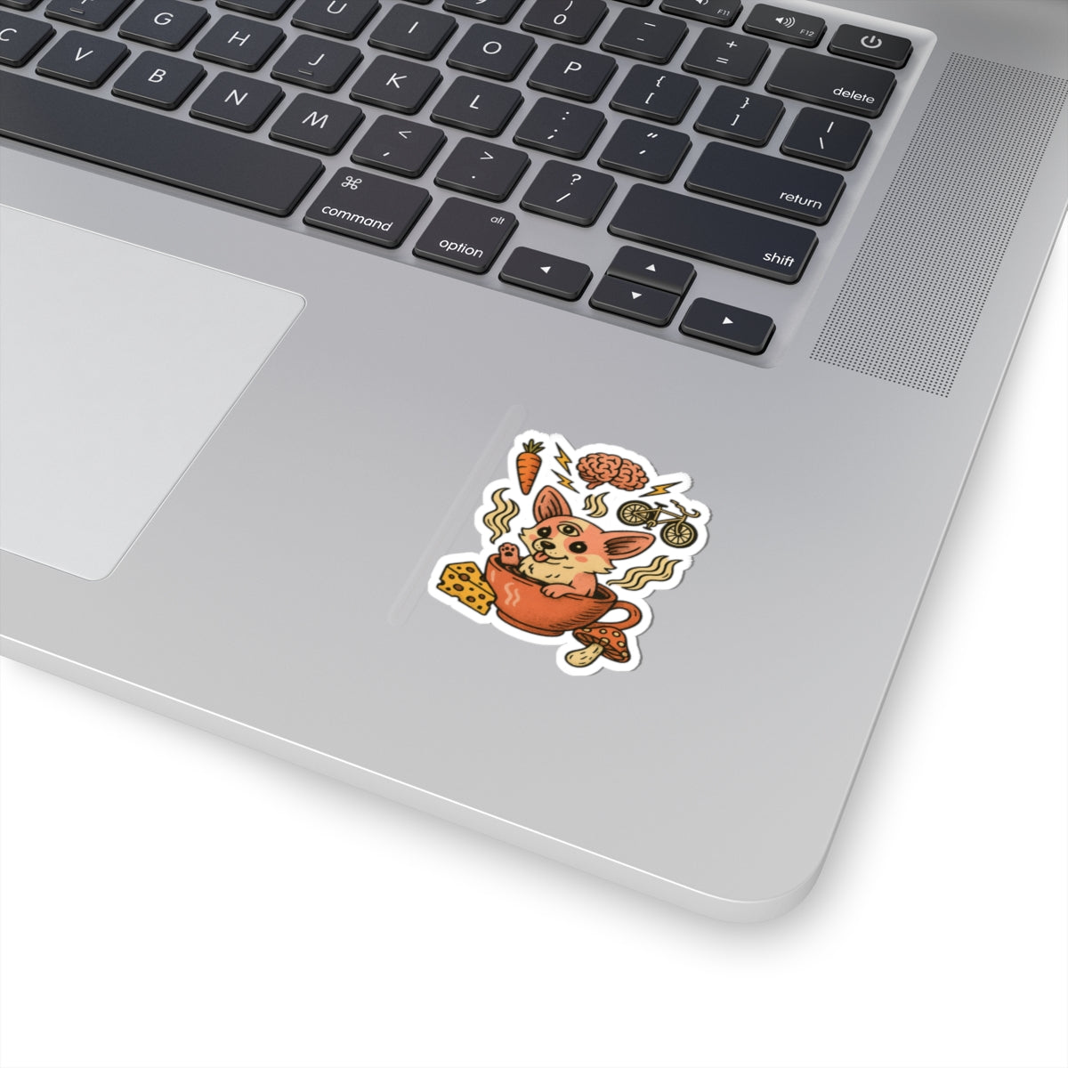 Whimsical Corgi Kiss-Cut Stickers - Fun Pet-Themed Decor for Laptops & Journals