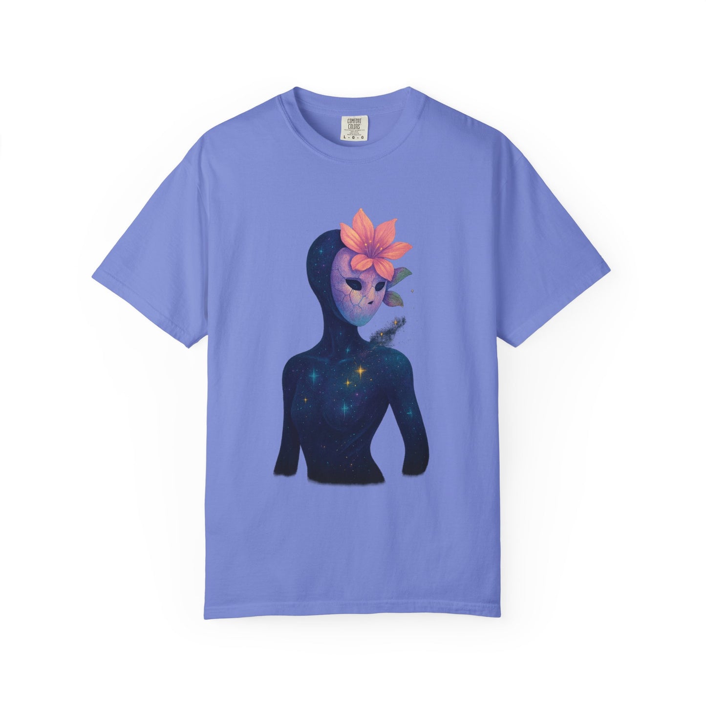 Starseed Bloom T-Shirt – Cosmic Feminine Surreal Graphic Tee | Twistbug