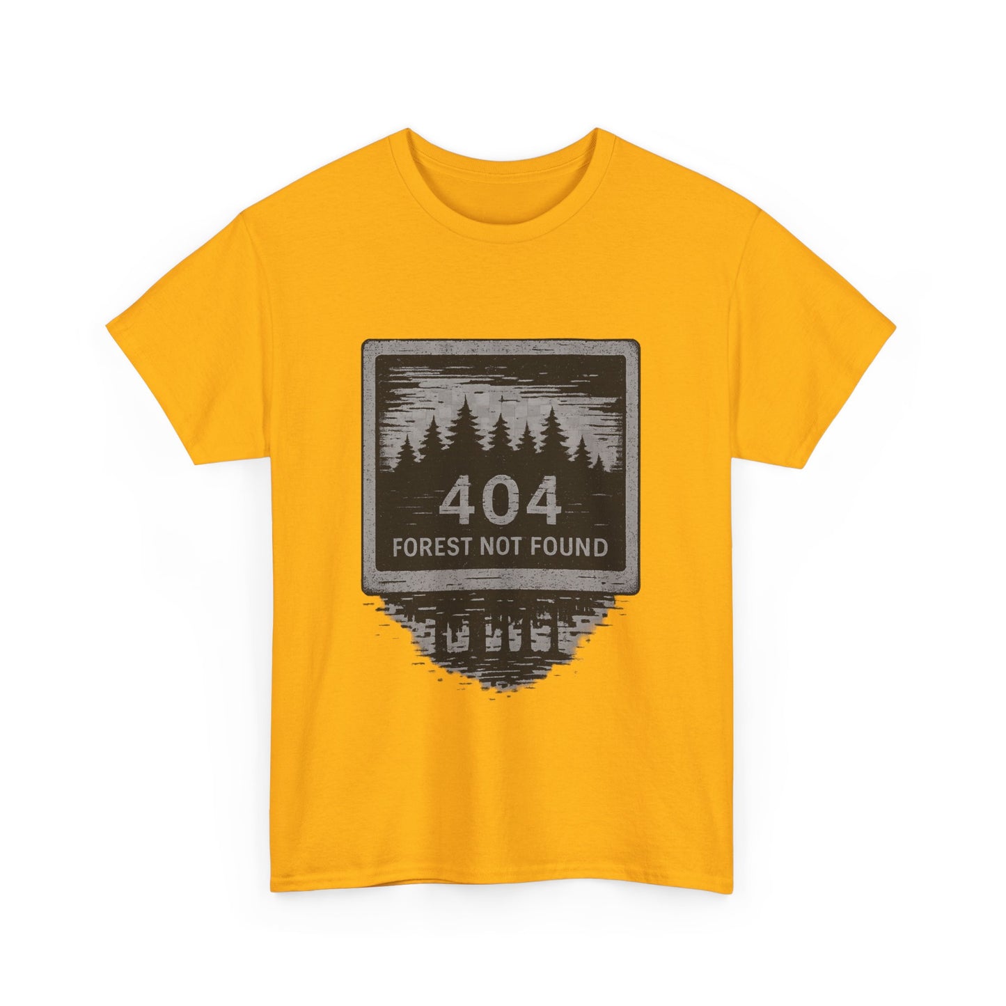 404: Forest Not Found T-Shirt – Eco-Glitch Graphic Tee | Twistbug