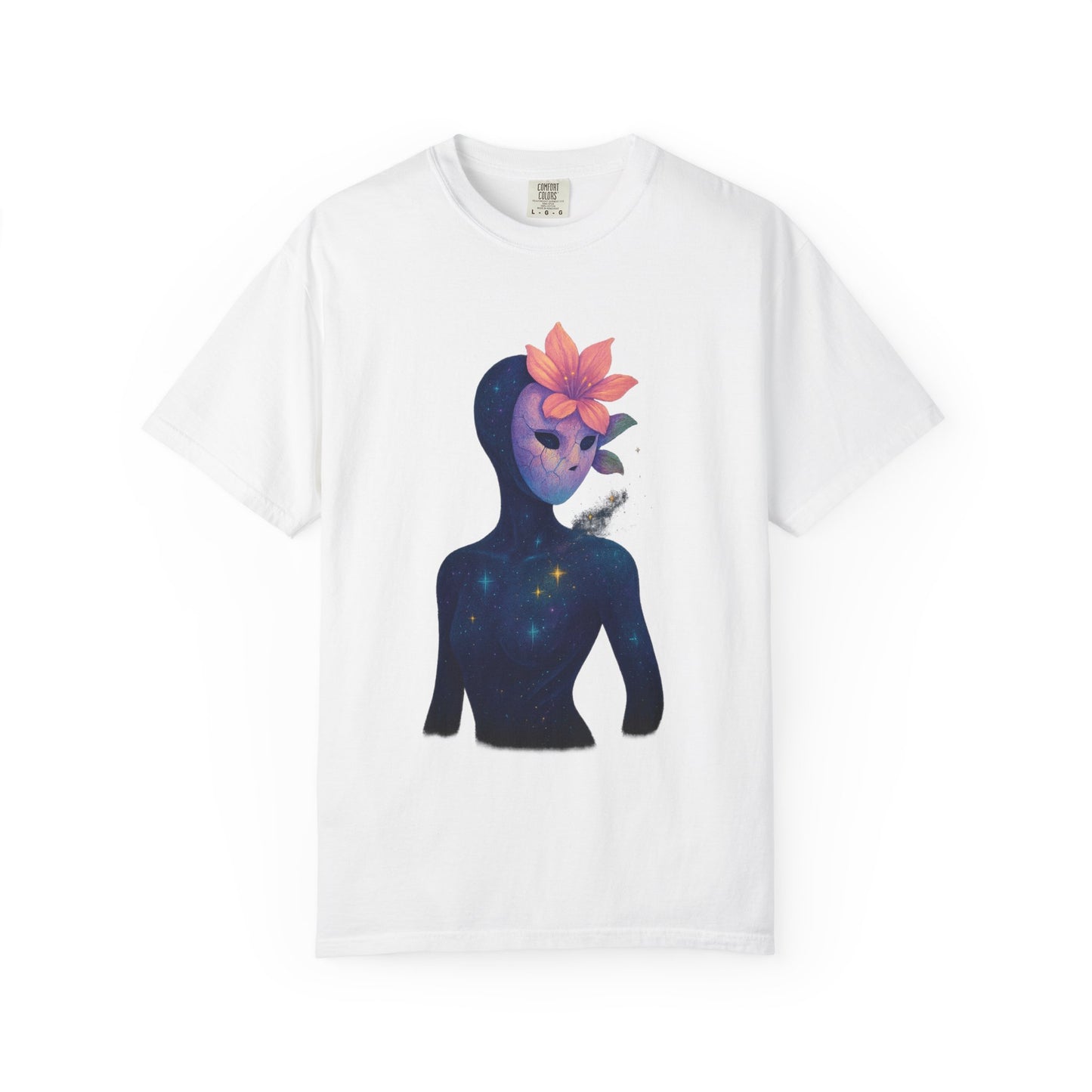 Starseed Bloom T-Shirt – Cosmic Feminine Surreal Graphic Tee | Twistbug