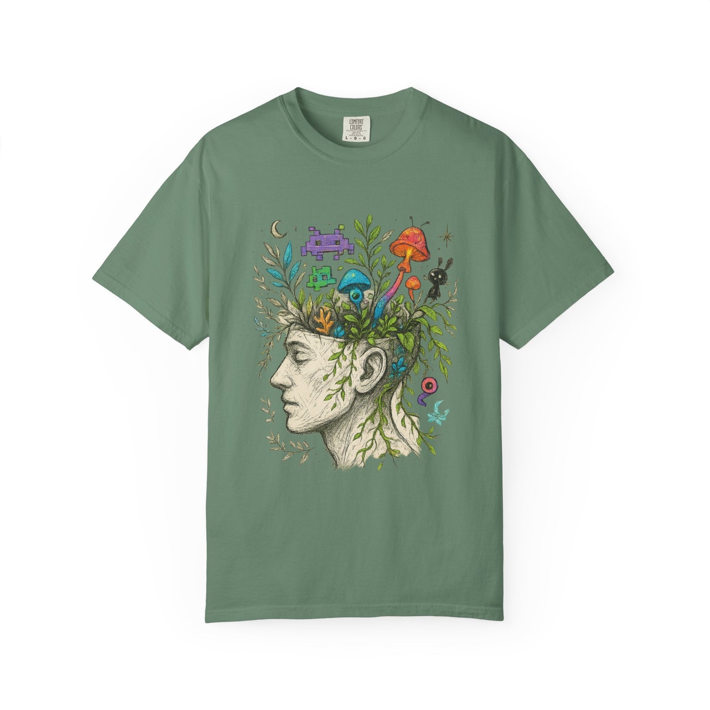 Mind Garden T-Shirt – Surreal Botanical Art