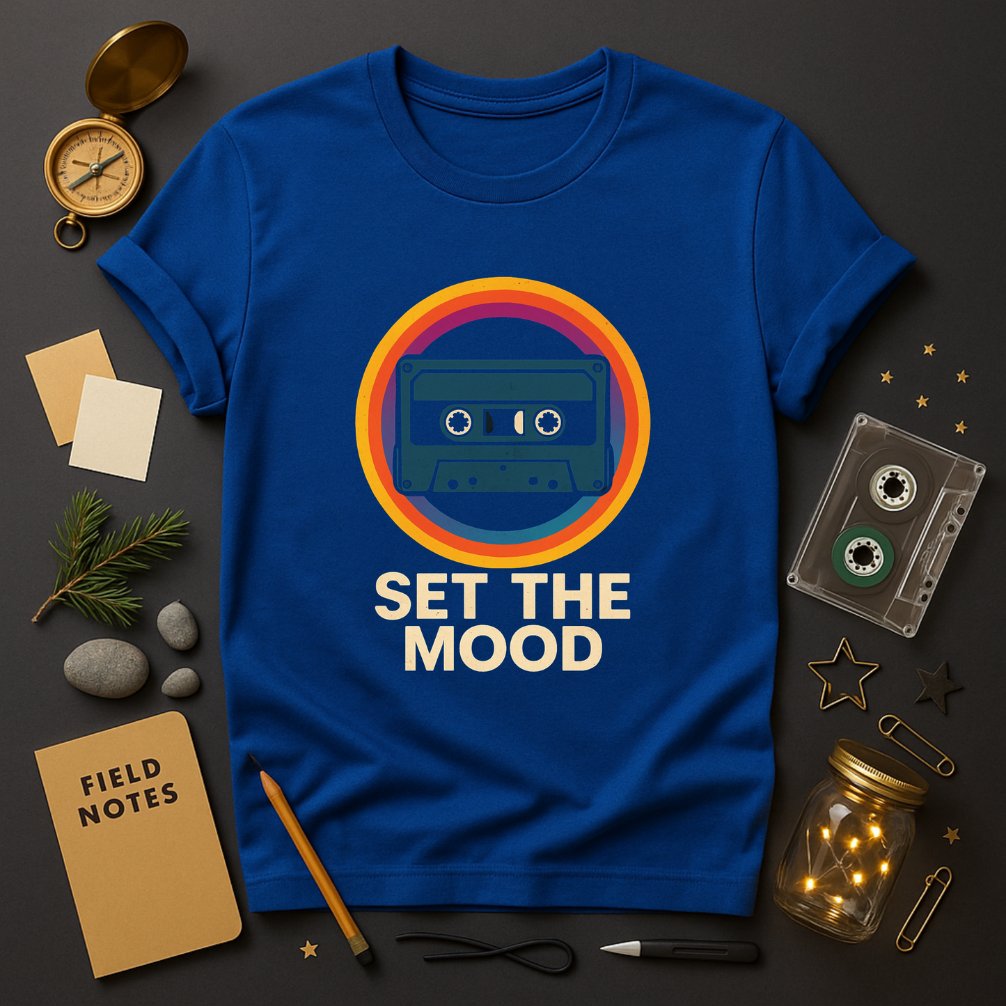 Set the Mood Cassette Tee | Retro ’80s Music Graphic