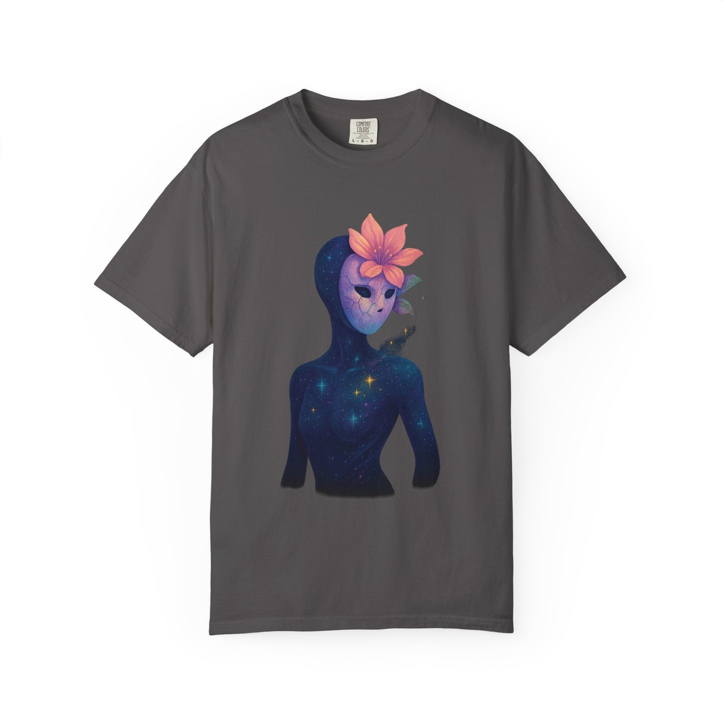 Starseed Bloom T-Shirt – Cosmic Feminine Surreal Graphic Tee | Twistbug