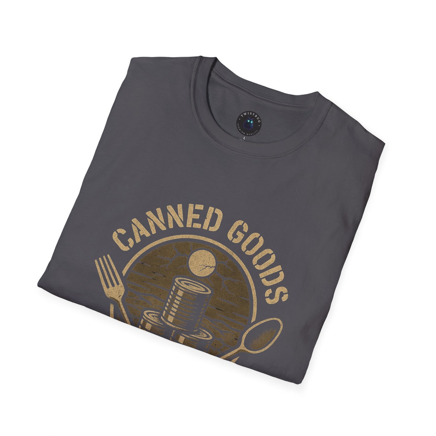 Canned Goods = Currency T-Shirt — Survivalist Symbol Tee