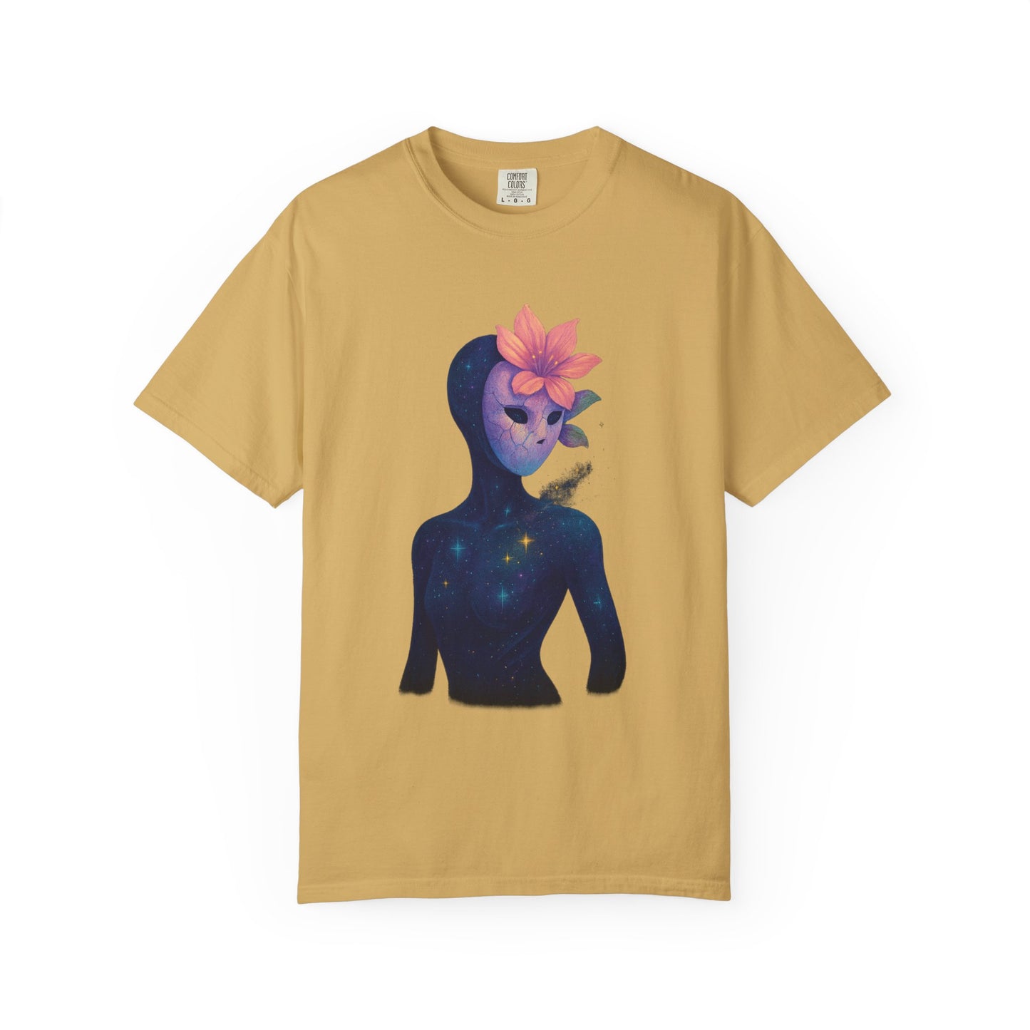 Starseed Bloom T-Shirt – Cosmic Feminine Surreal Graphic Tee | Twistbug