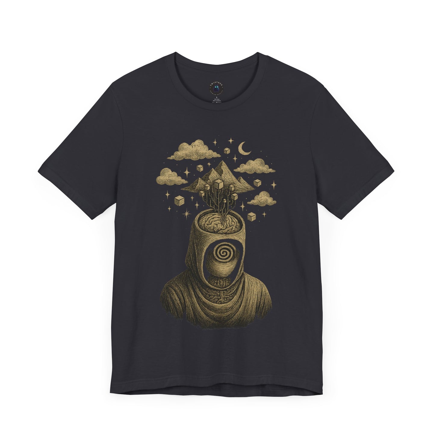 Unconscious Depth Tee – Surreal Psyche Art tshirt | Twistbug