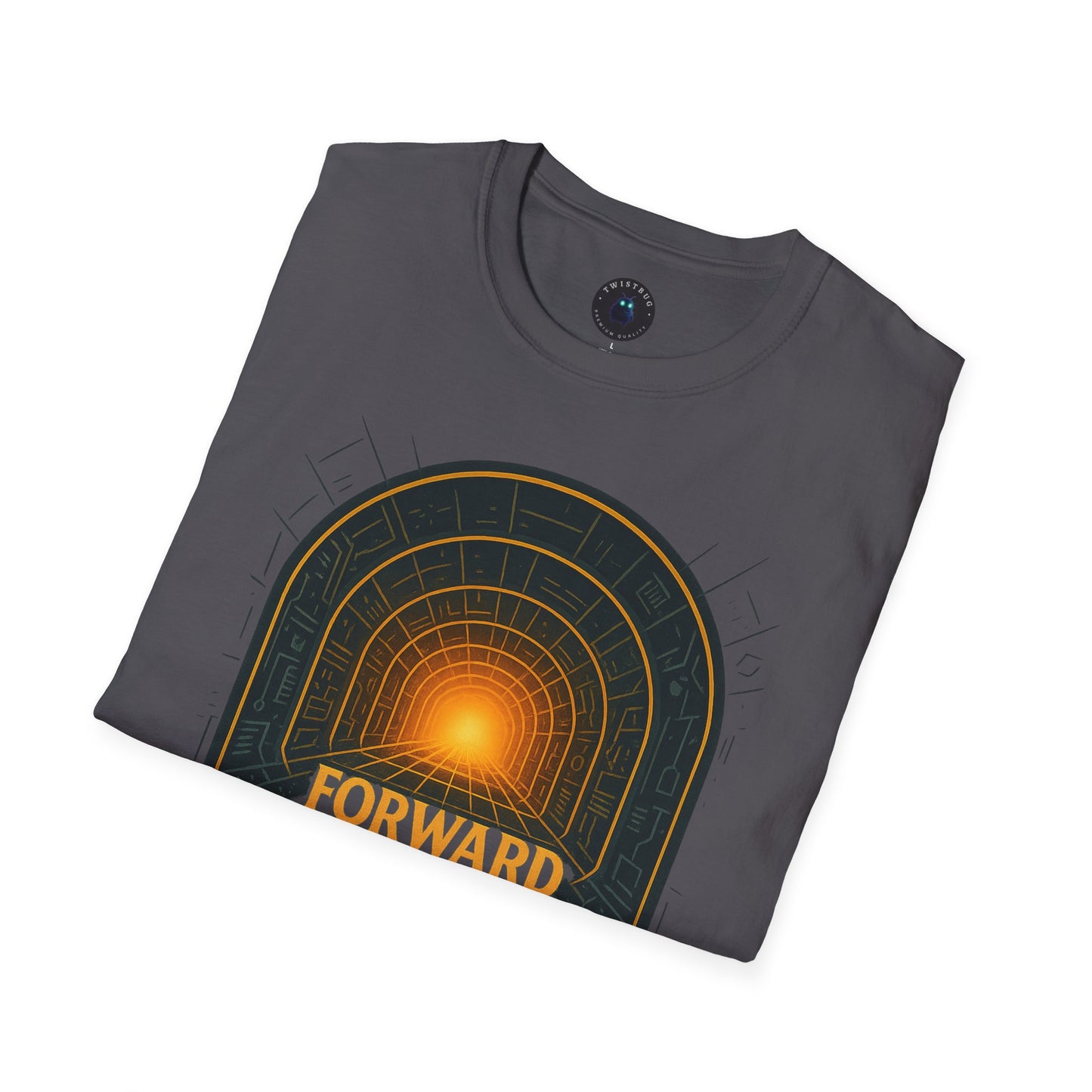 Forward Signals Back T-Shirt – Retrofuturistic Signal Portal Tee