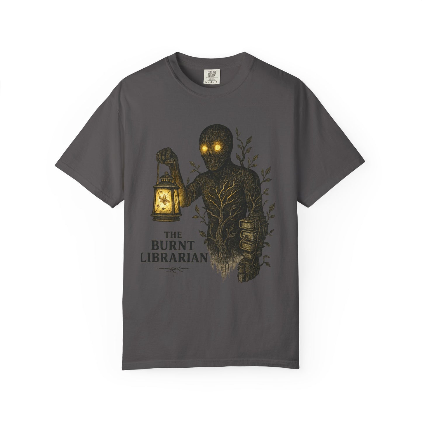The Burnt Librarian T-Shirt – Dark Academia Horror Graphic Tee | Twistbug