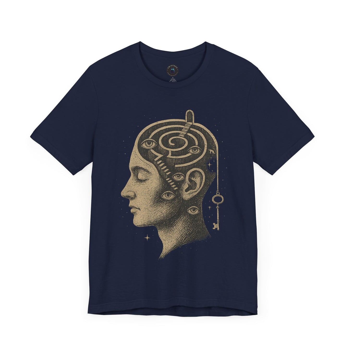Inner Labyrinth T-shirt – Surreal Head Maze