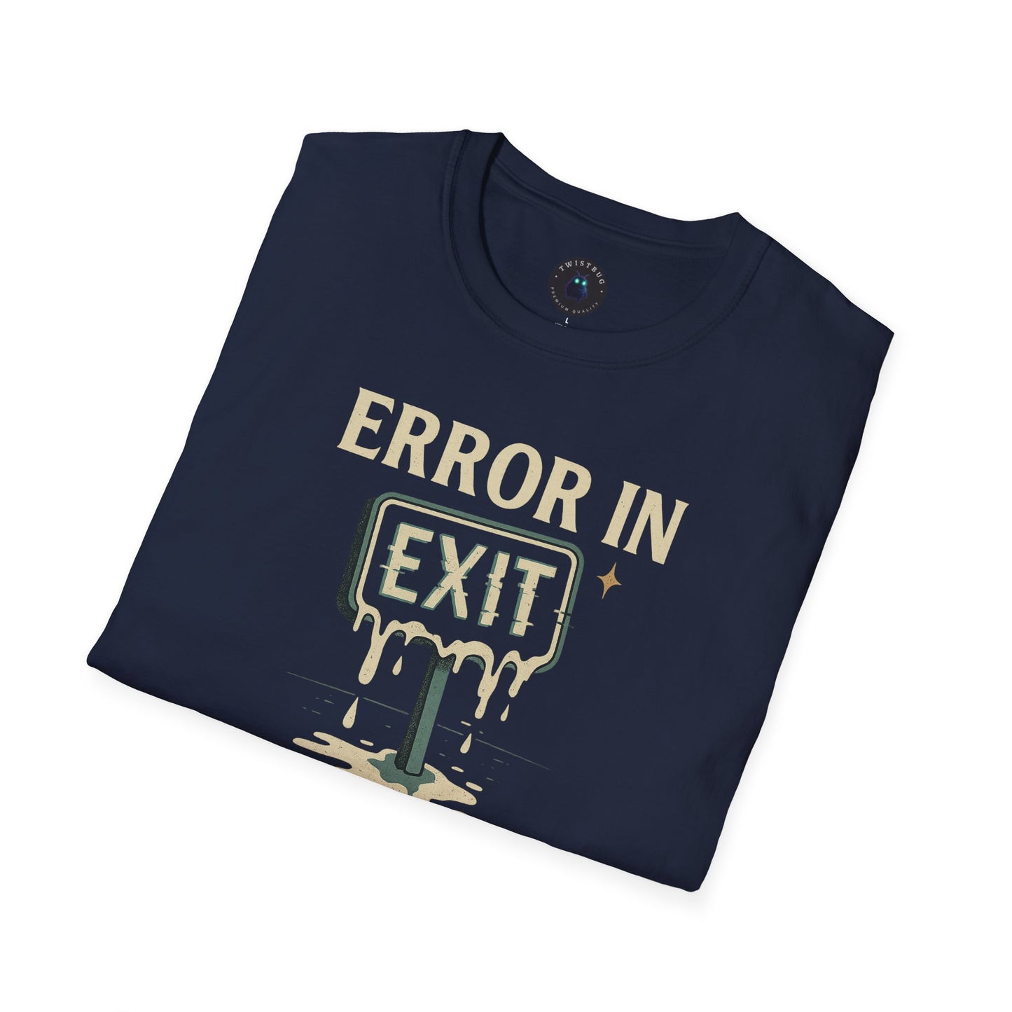Error in Exit Reality Graphic T-Shirt | Surreal Glitchcore Aesthetic Tee