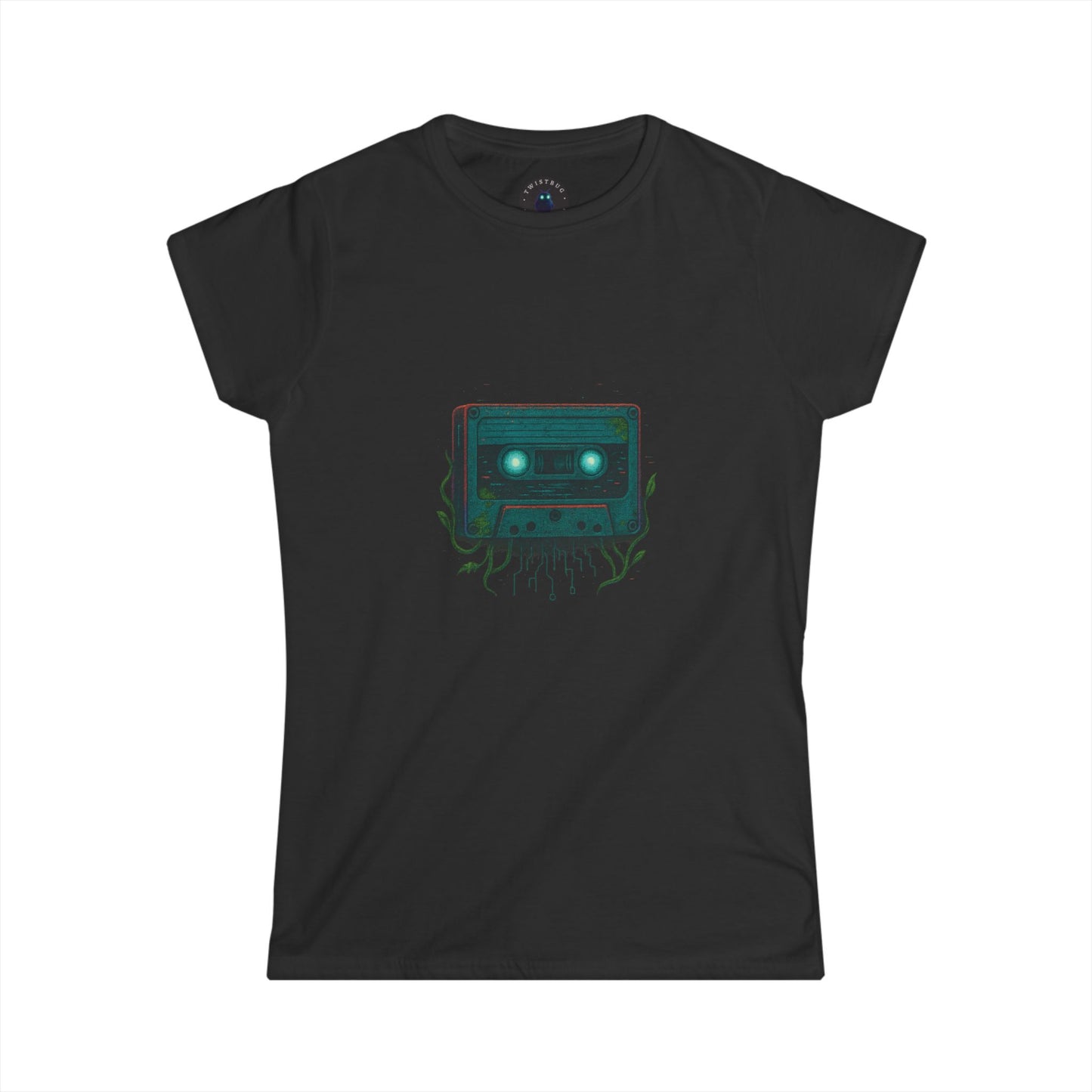 Guardian Frequencies Women’s T-Shirt – Retro Cassette Owl Design | Twistbug