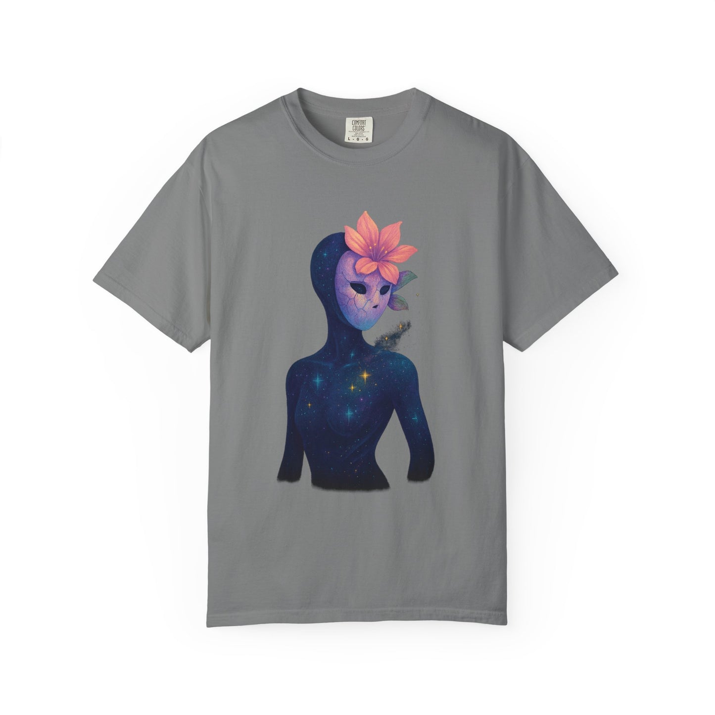 Starseed Bloom T-Shirt – Cosmic Feminine Surreal Graphic Tee | Twistbug