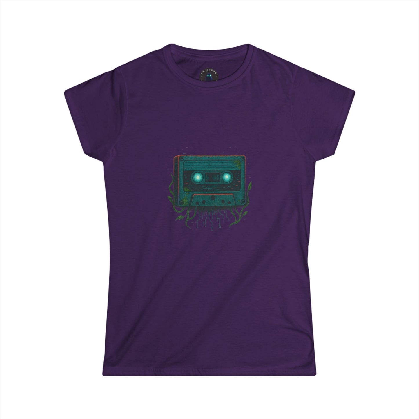 Guardian Frequencies Women’s T-Shirt – Retro Cassette Owl Design | Twistbug