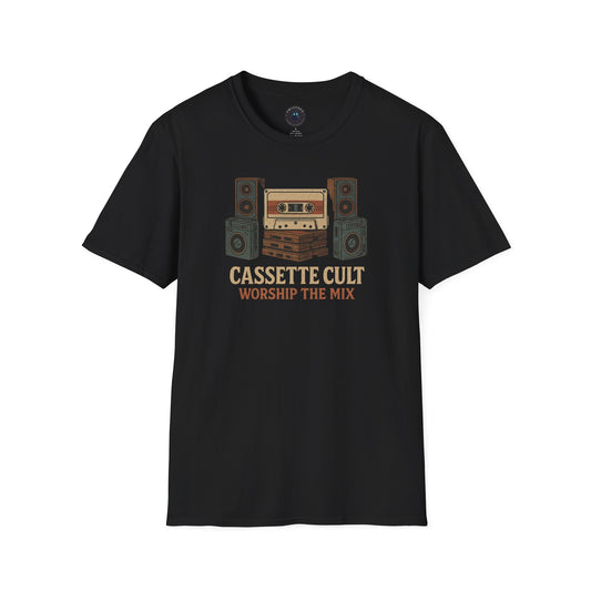 Cassette Cult – Worship the Mix Retro T-Shirt