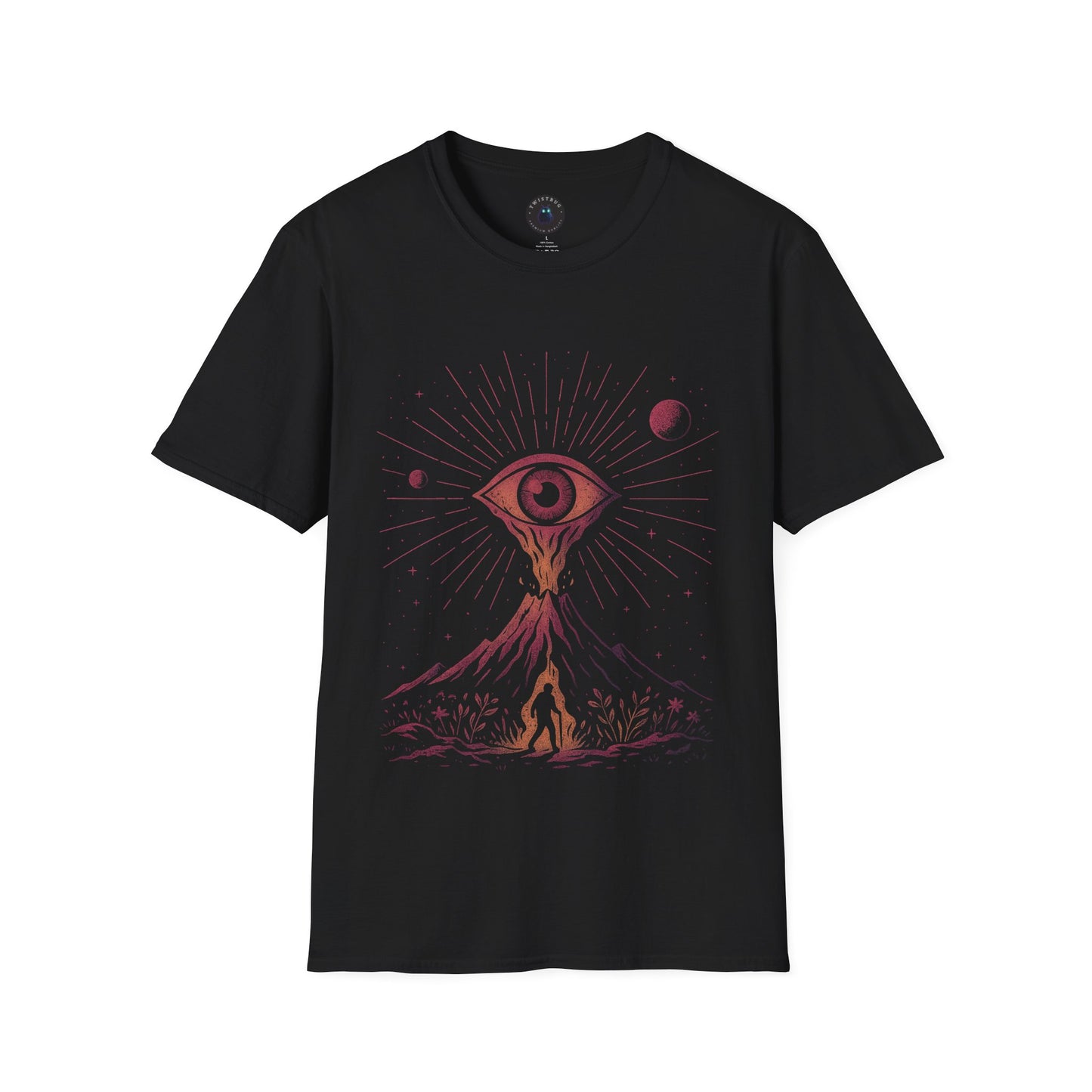 Eye of the Mountain — Cosmic Watcher Graphic T-Shirt | Twistbug