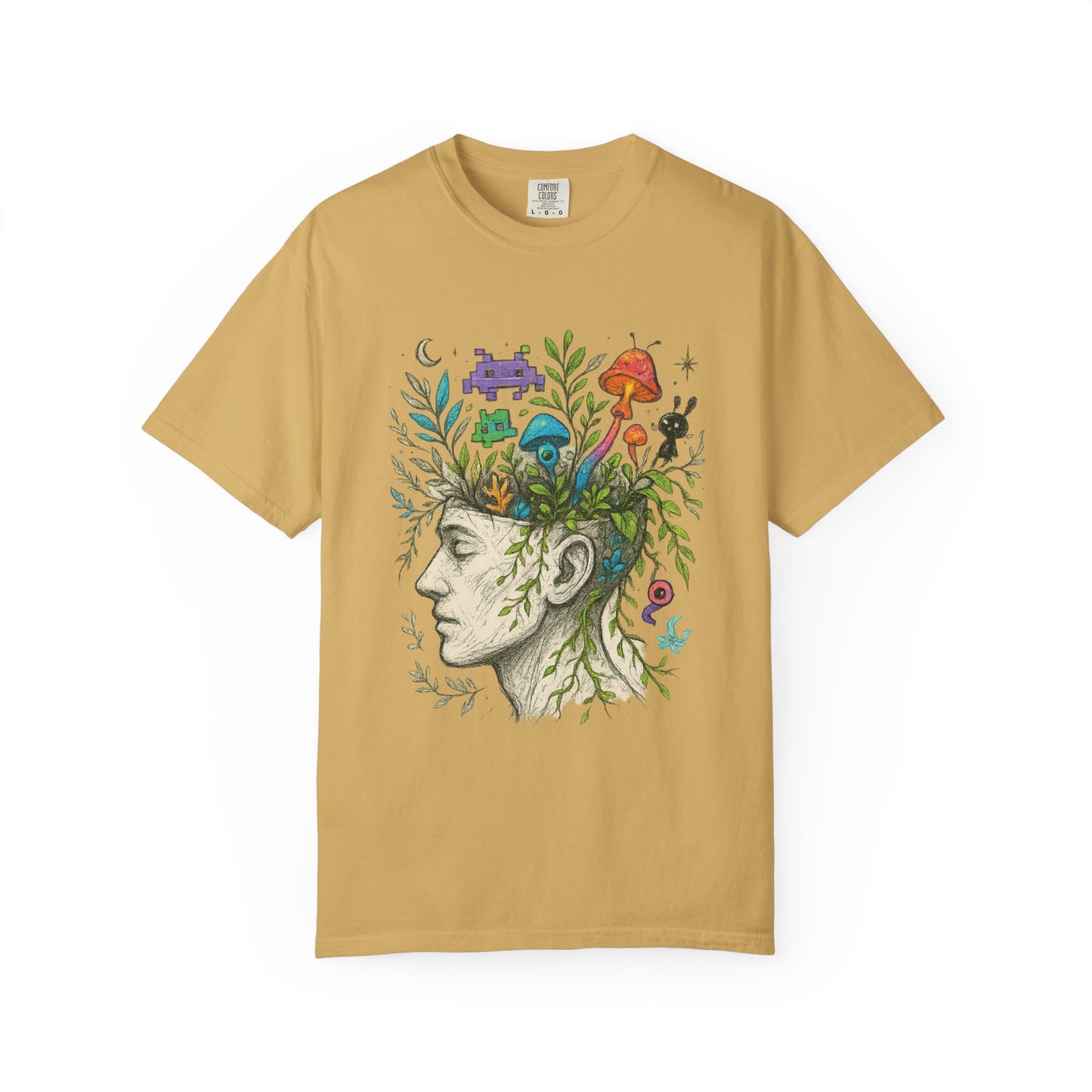 Mind Garden T-Shirt – Surreal Botanical Art