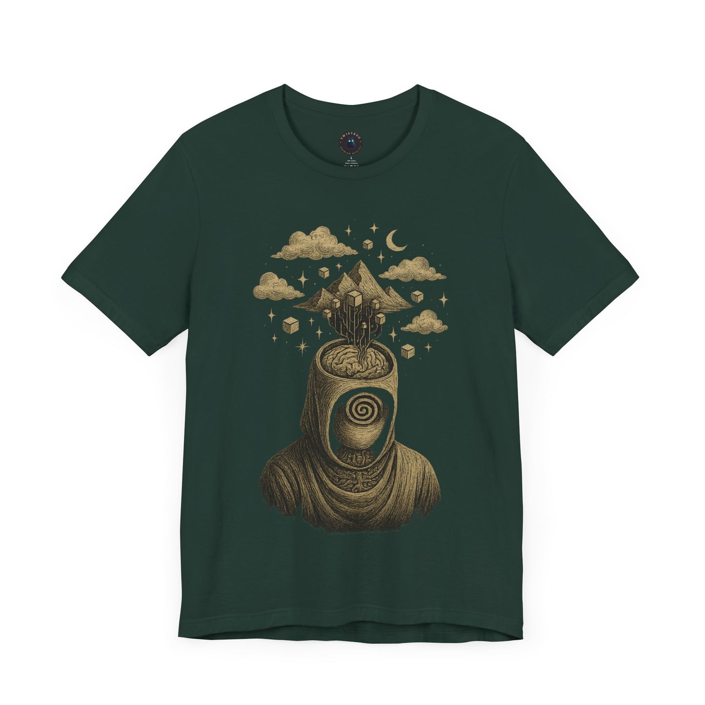Unconscious Depth Tee – Surreal Psyche Art tshirt | Twistbug