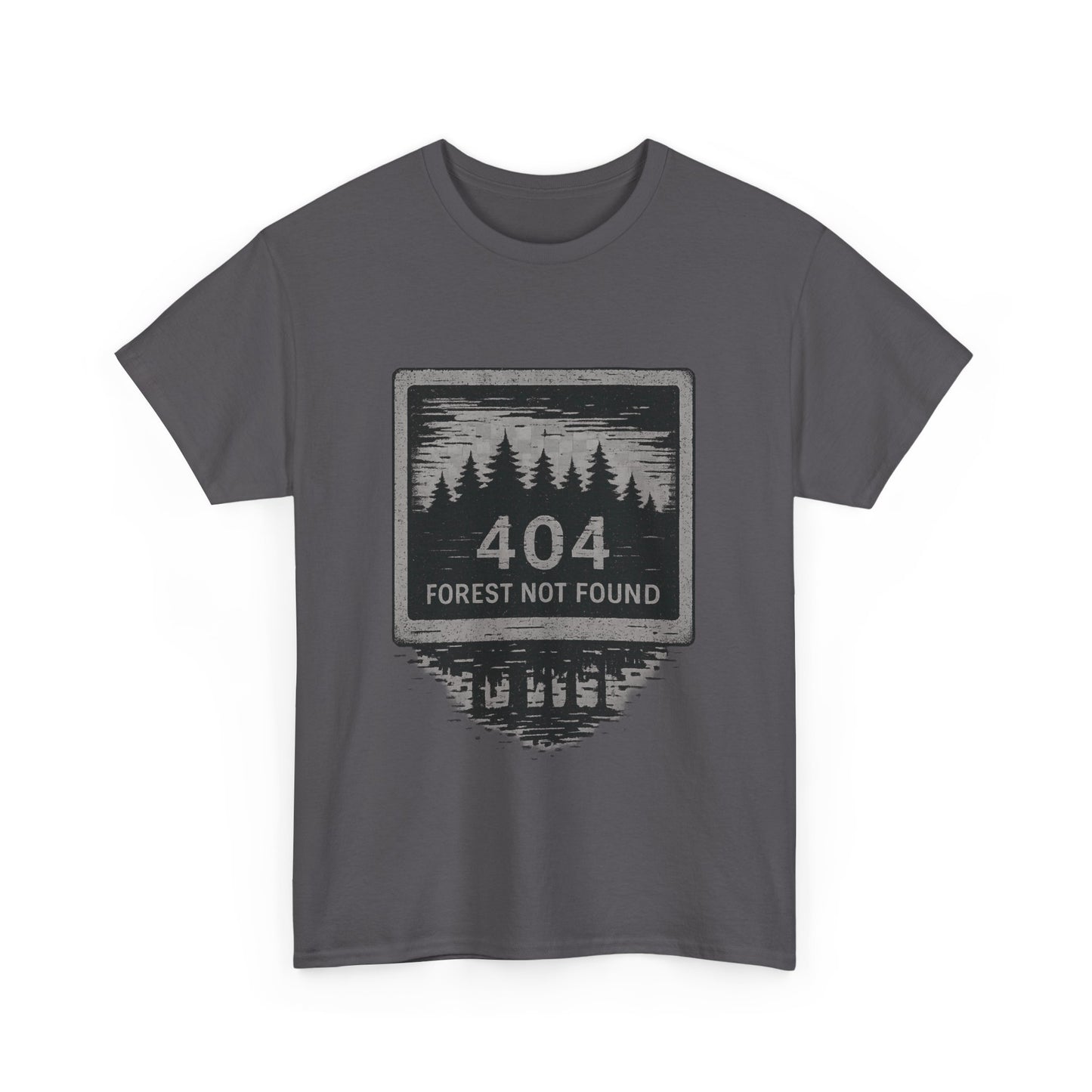 404: Forest Not Found T-Shirt – Eco-Glitch Graphic Tee | Twistbug