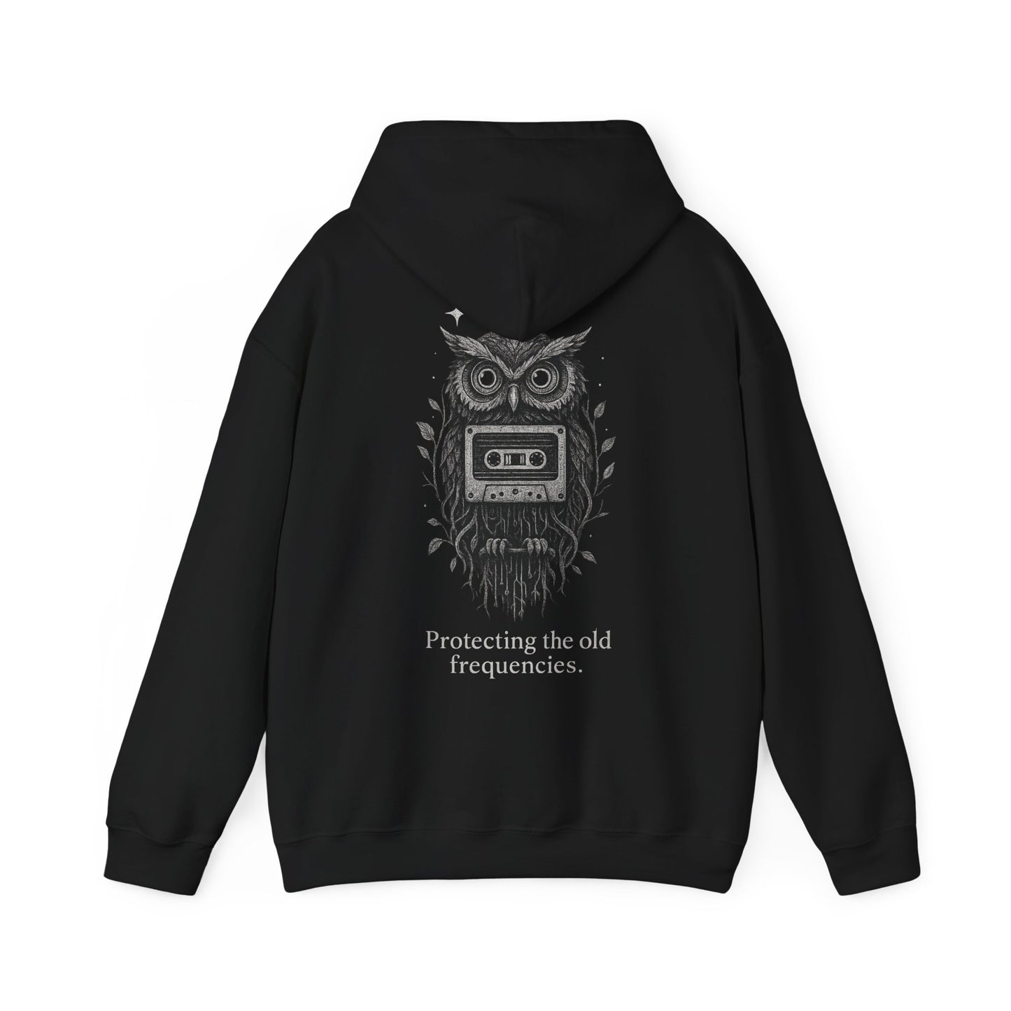 Vintage Cassette Sweatshirt - Protecting the Old Frequencies Design