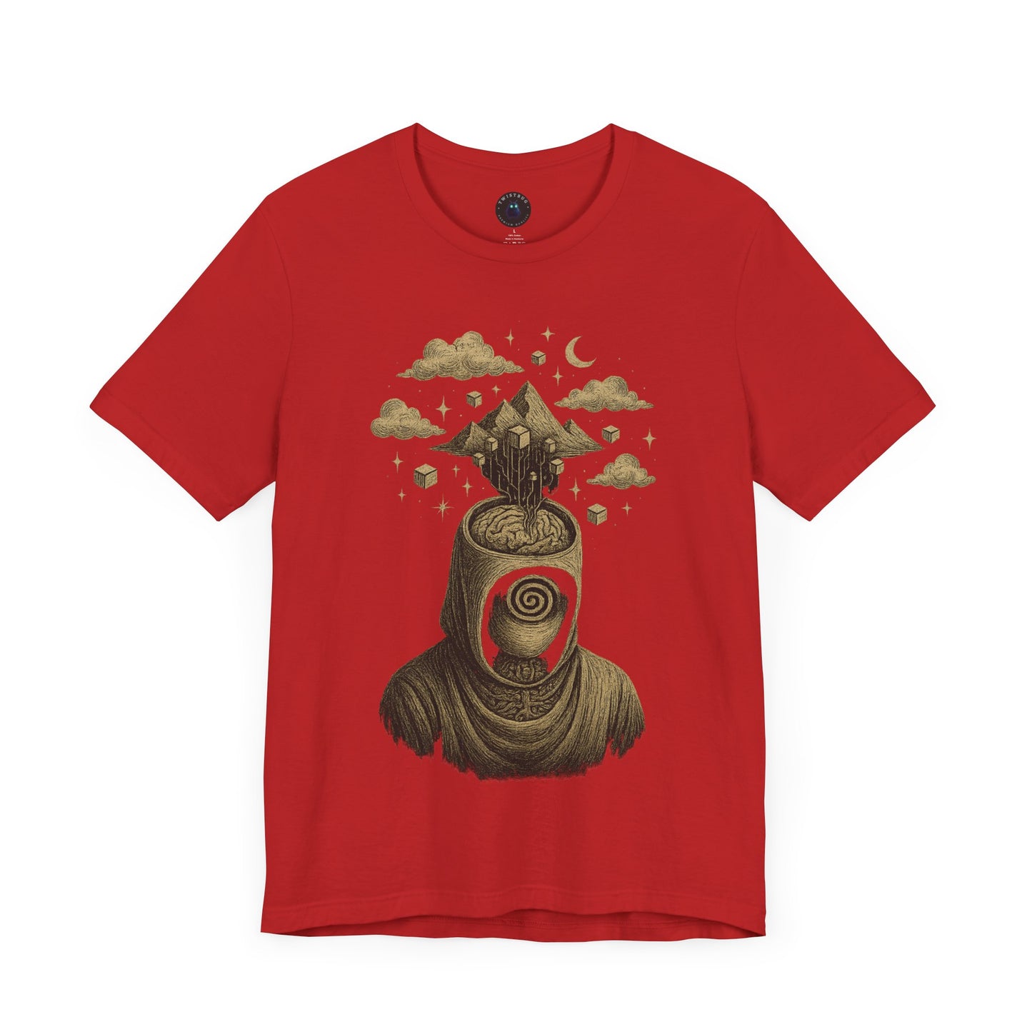 Unconscious Depth Tee – Surreal Psyche Art tshirt | Twistbug