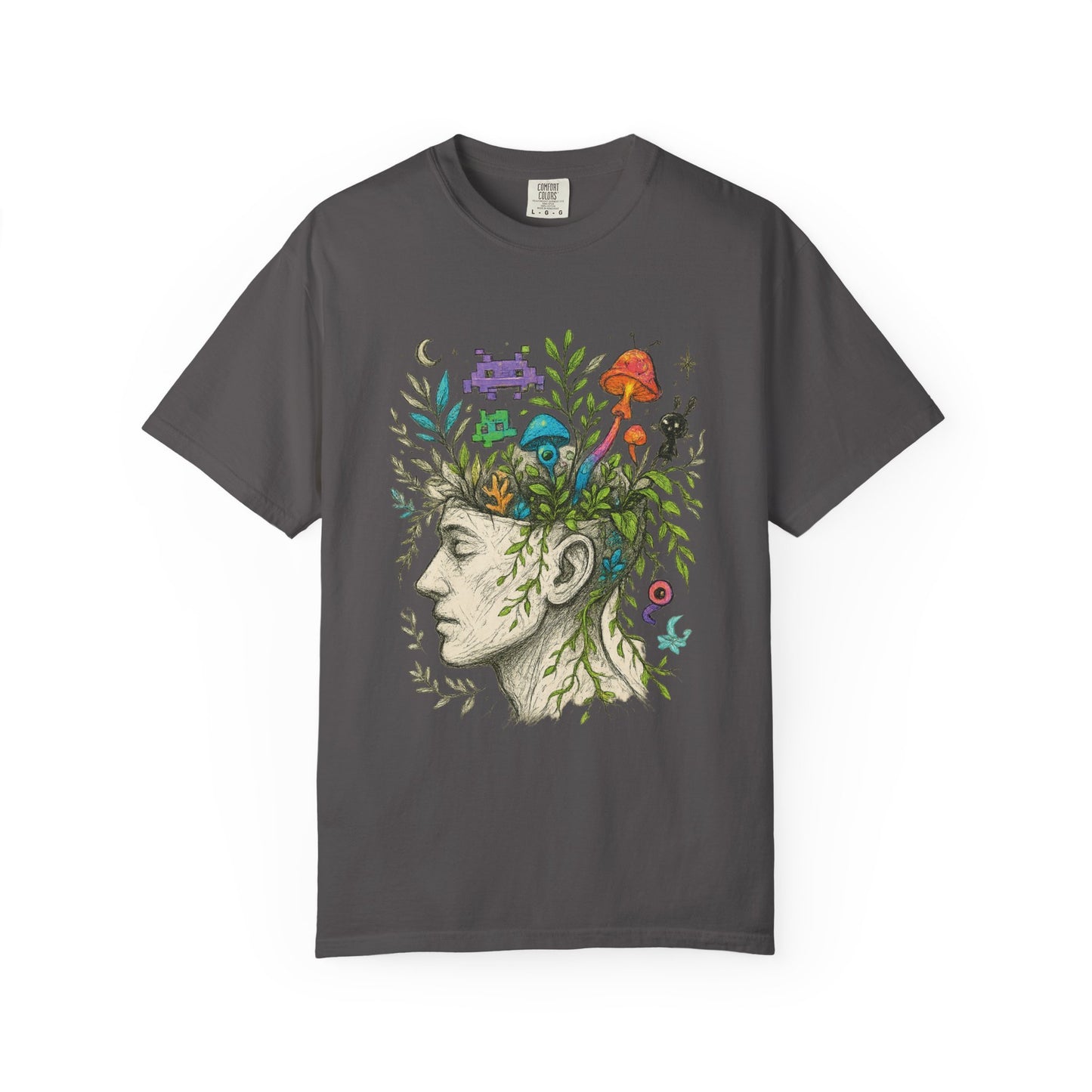 Mind Garden T-Shirt – Surreal Botanical Art