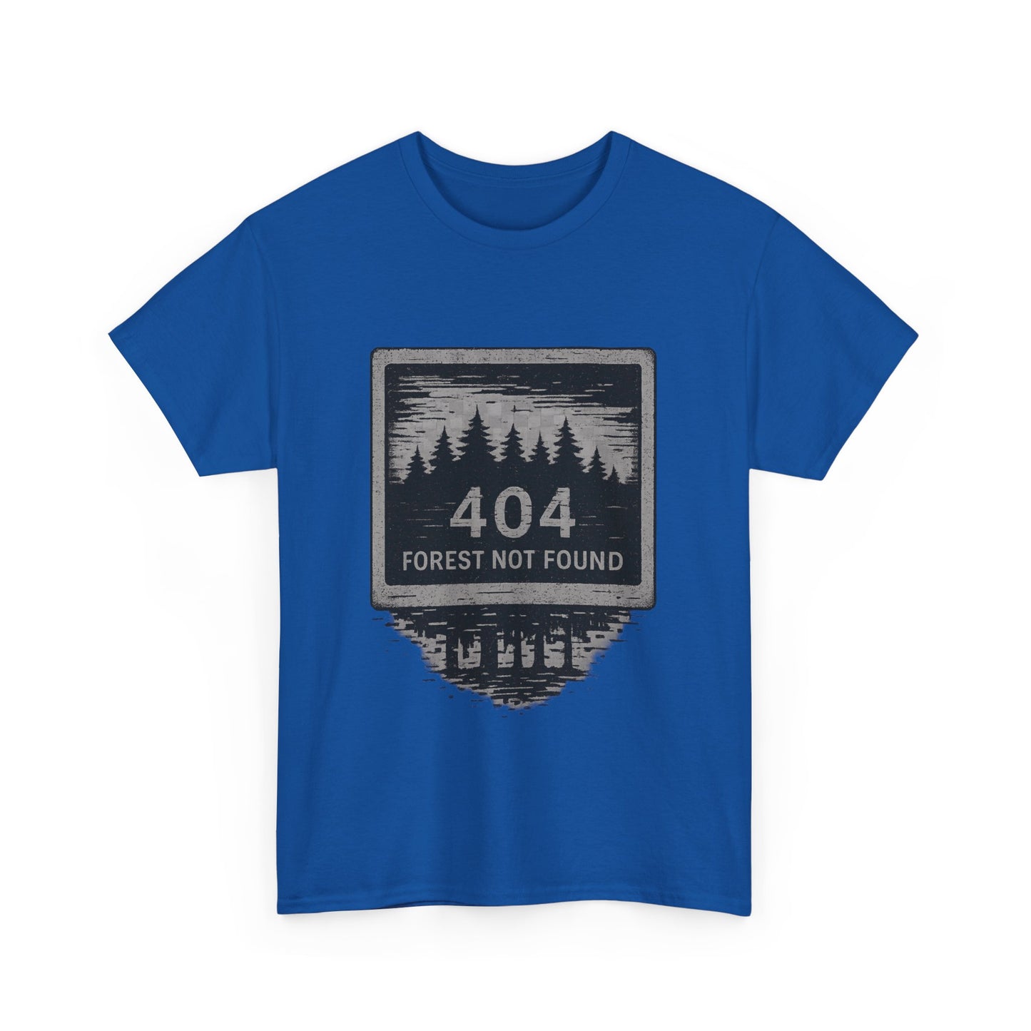 404: Forest Not Found T-Shirt – Eco-Glitch Graphic Tee | Twistbug