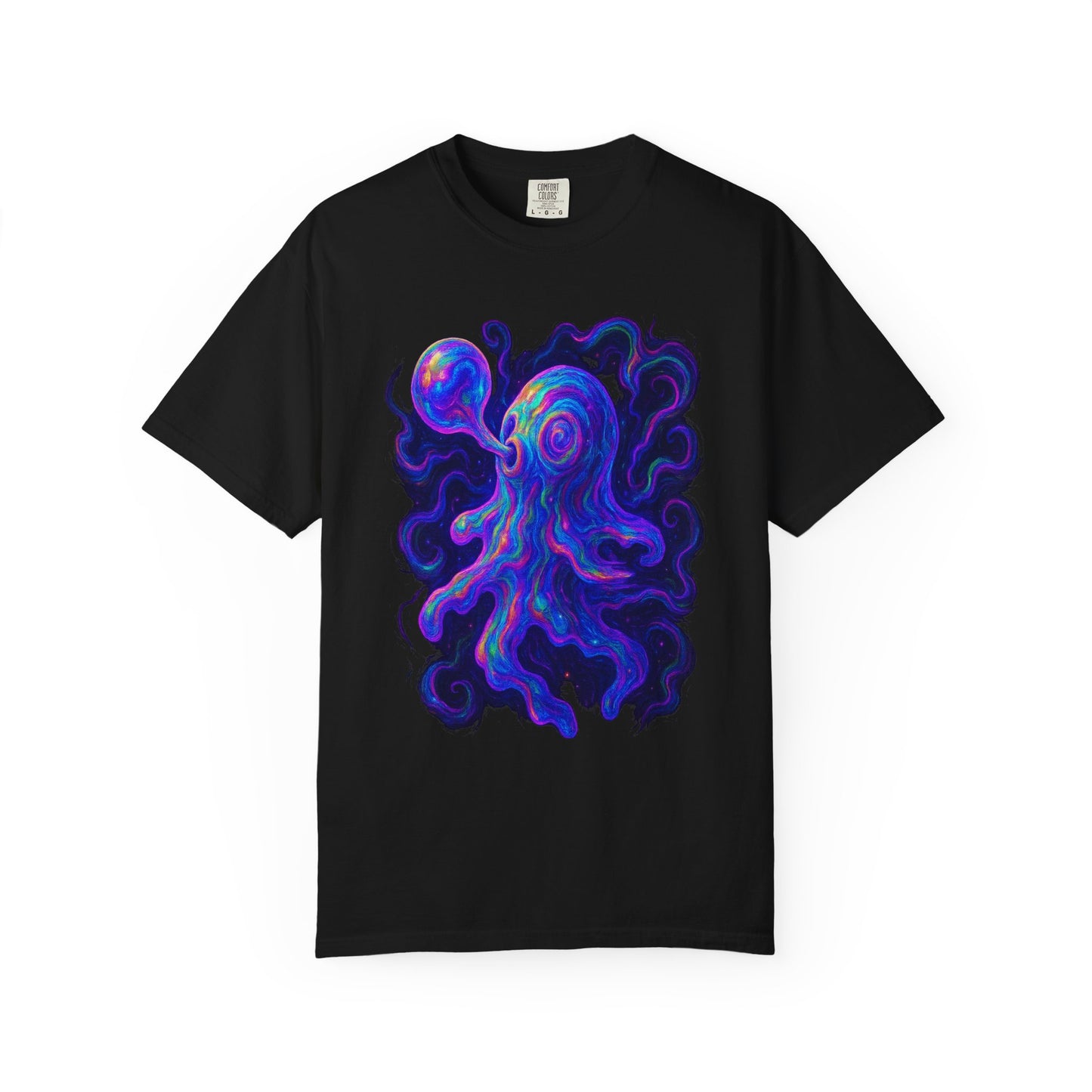Cosmic Octopus T-Shirt – Psychedelic Deep Sea Alien Graphic Tee | Twistbug