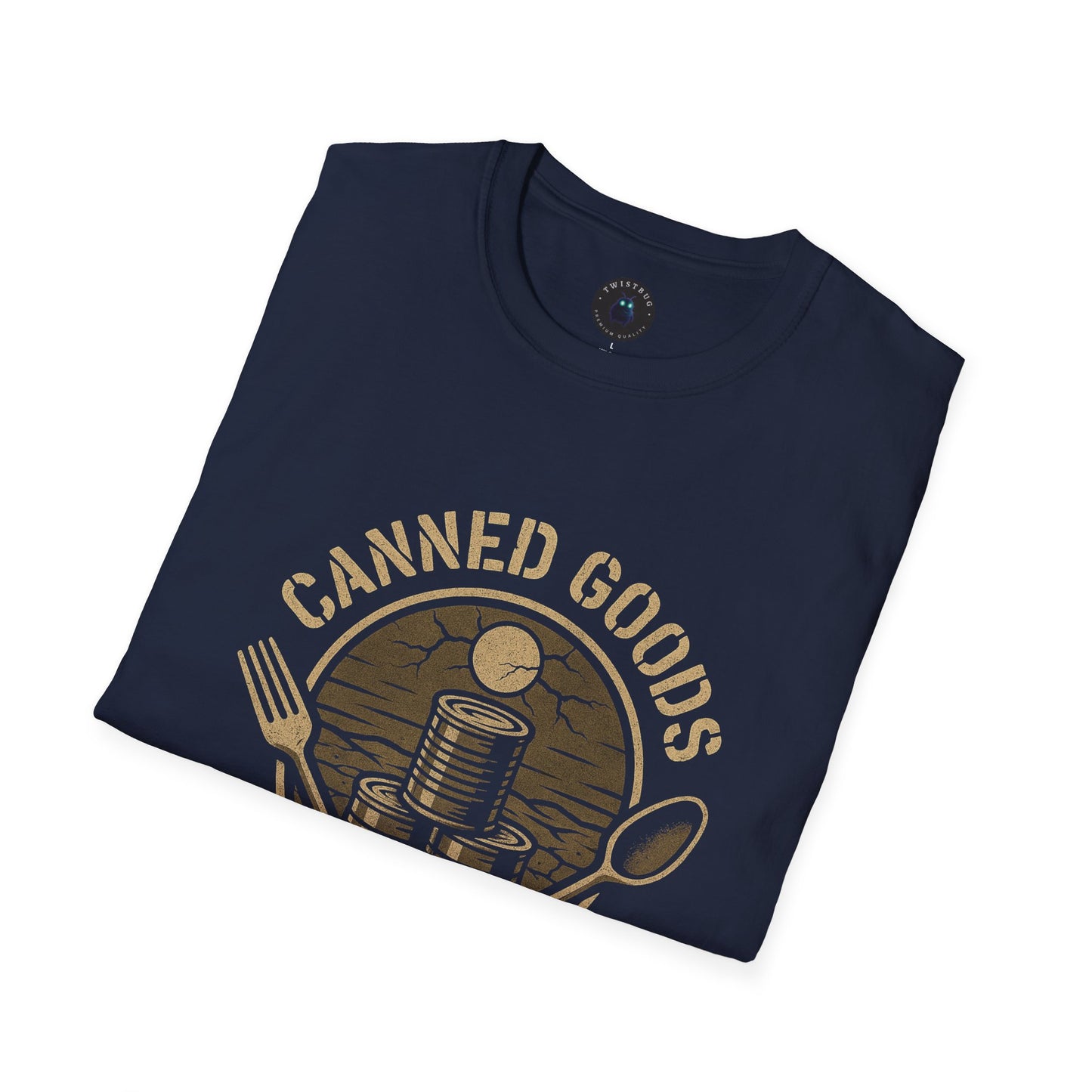 Canned Goods = Currency T-Shirt — Survivalist Symbol Tee