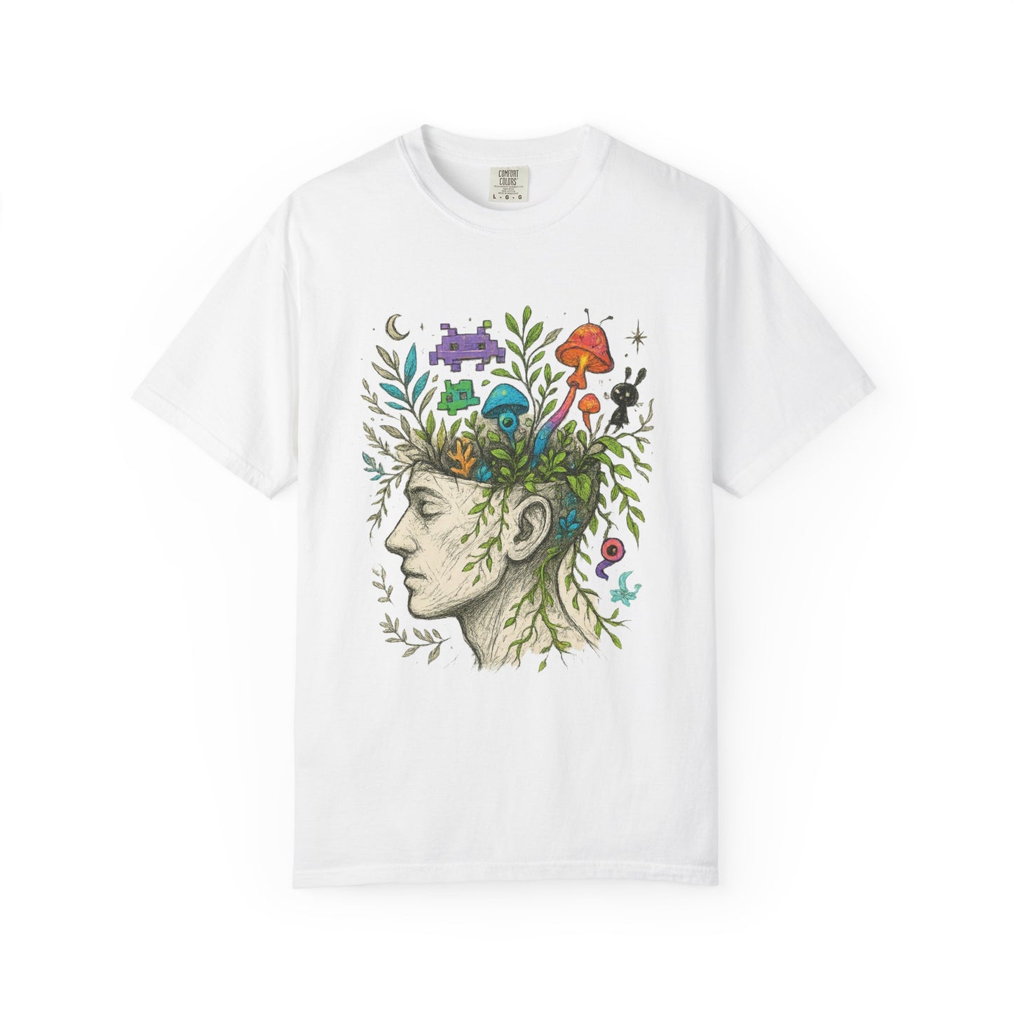 Mind Garden T-Shirt – Surreal Botanical Art